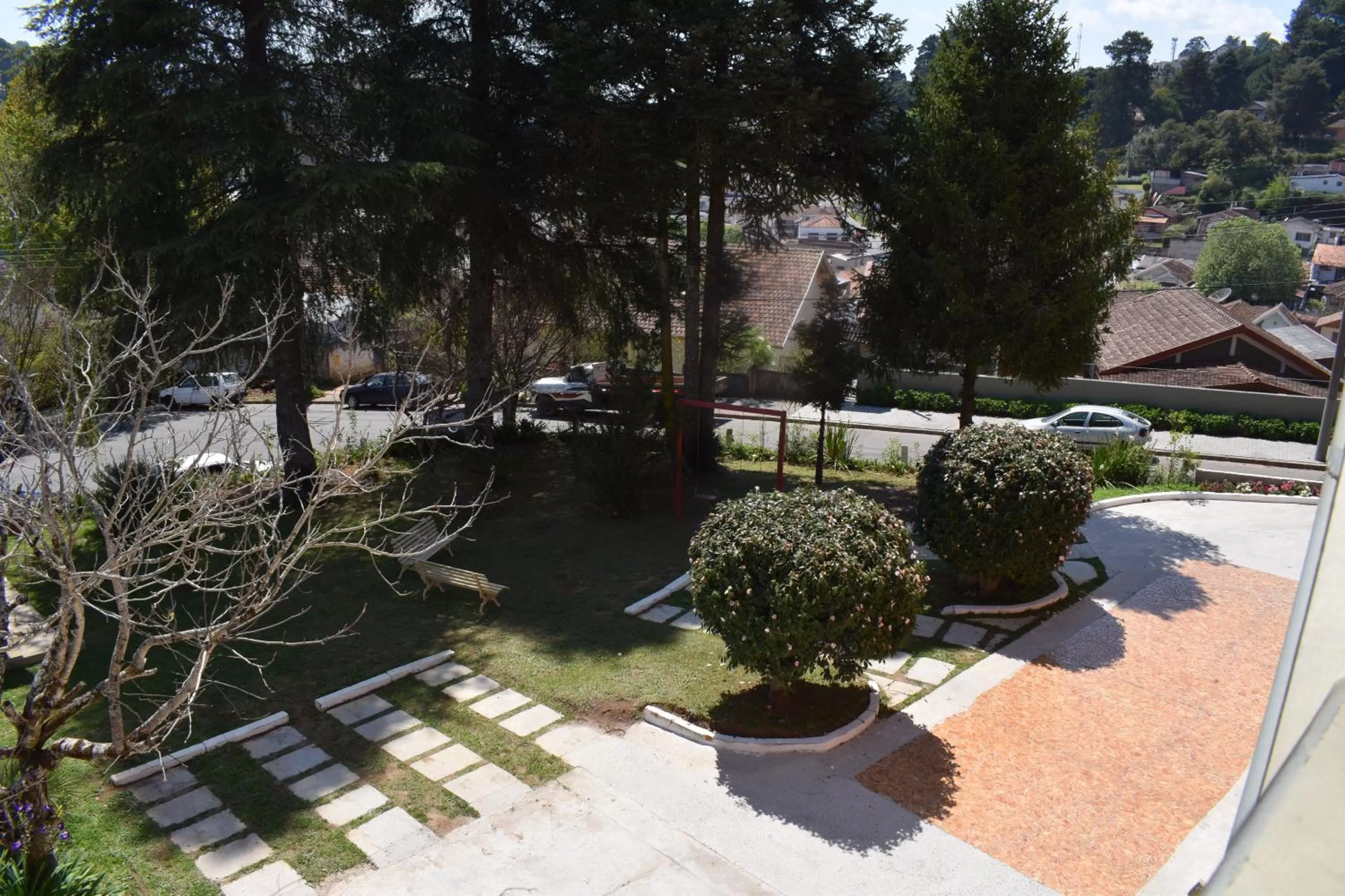 Garden view in Pousada Curumi