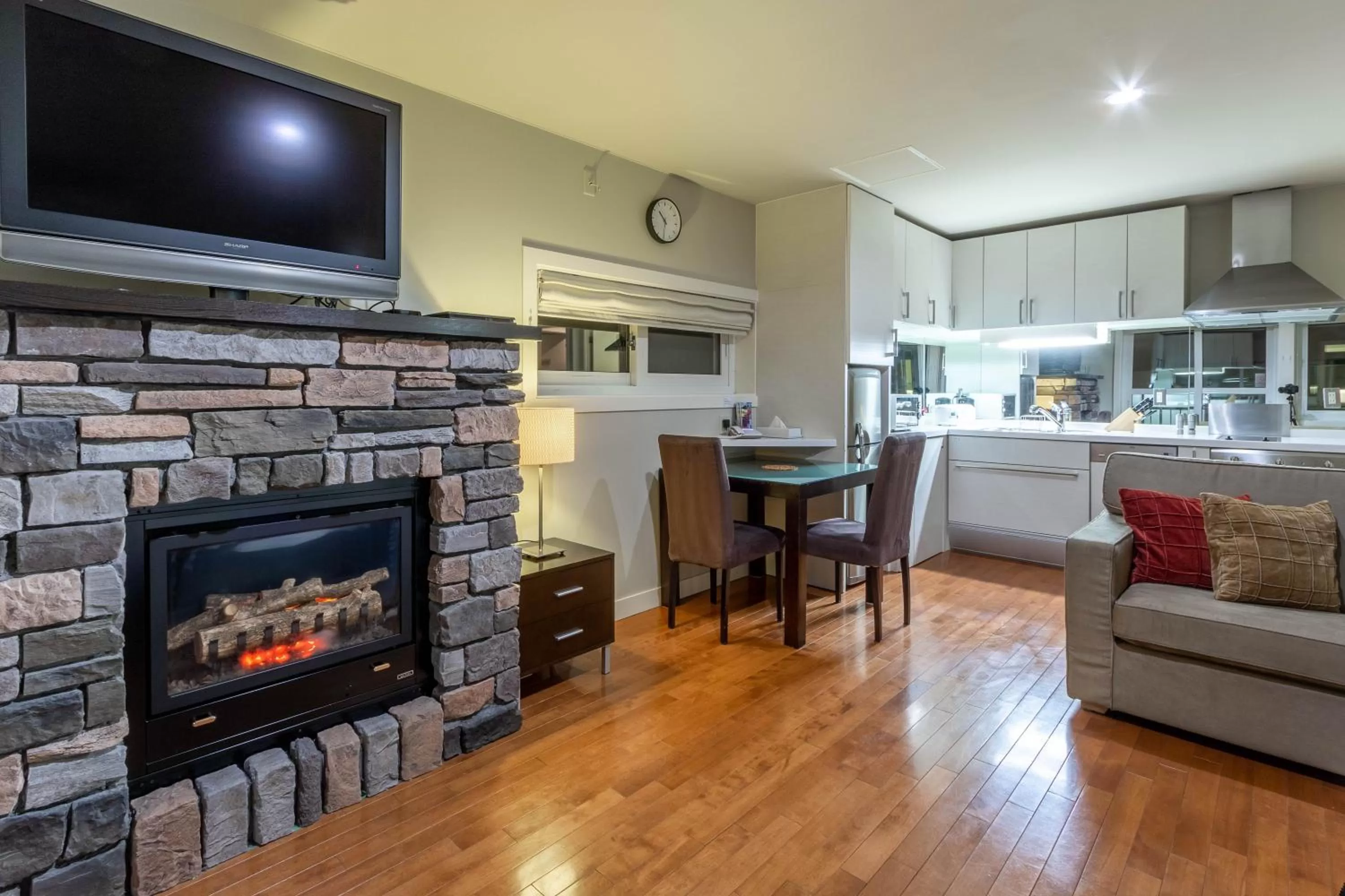 Living room in Fresh Powder Accommodation