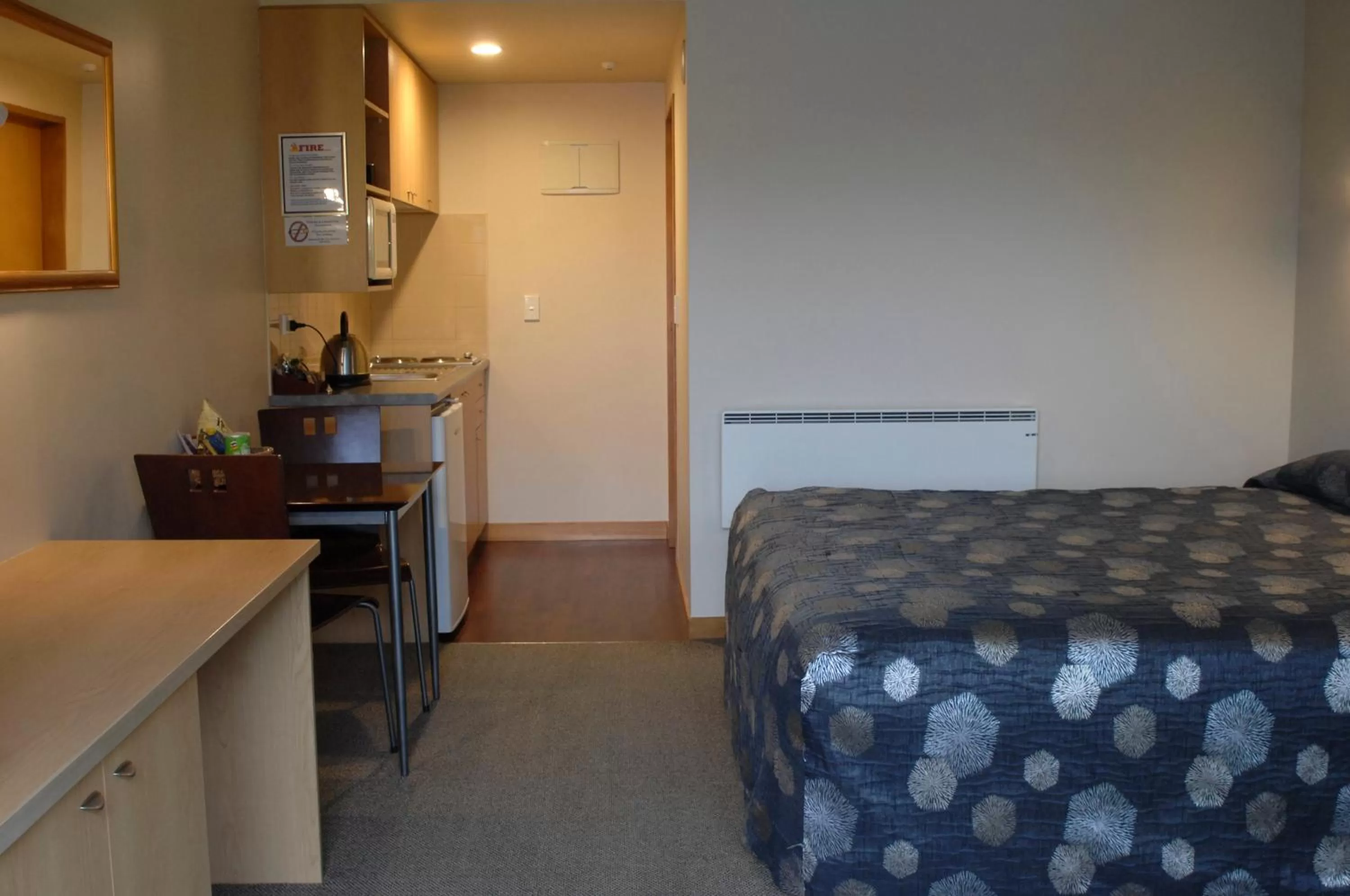 Bed in 295 on Tay Motel