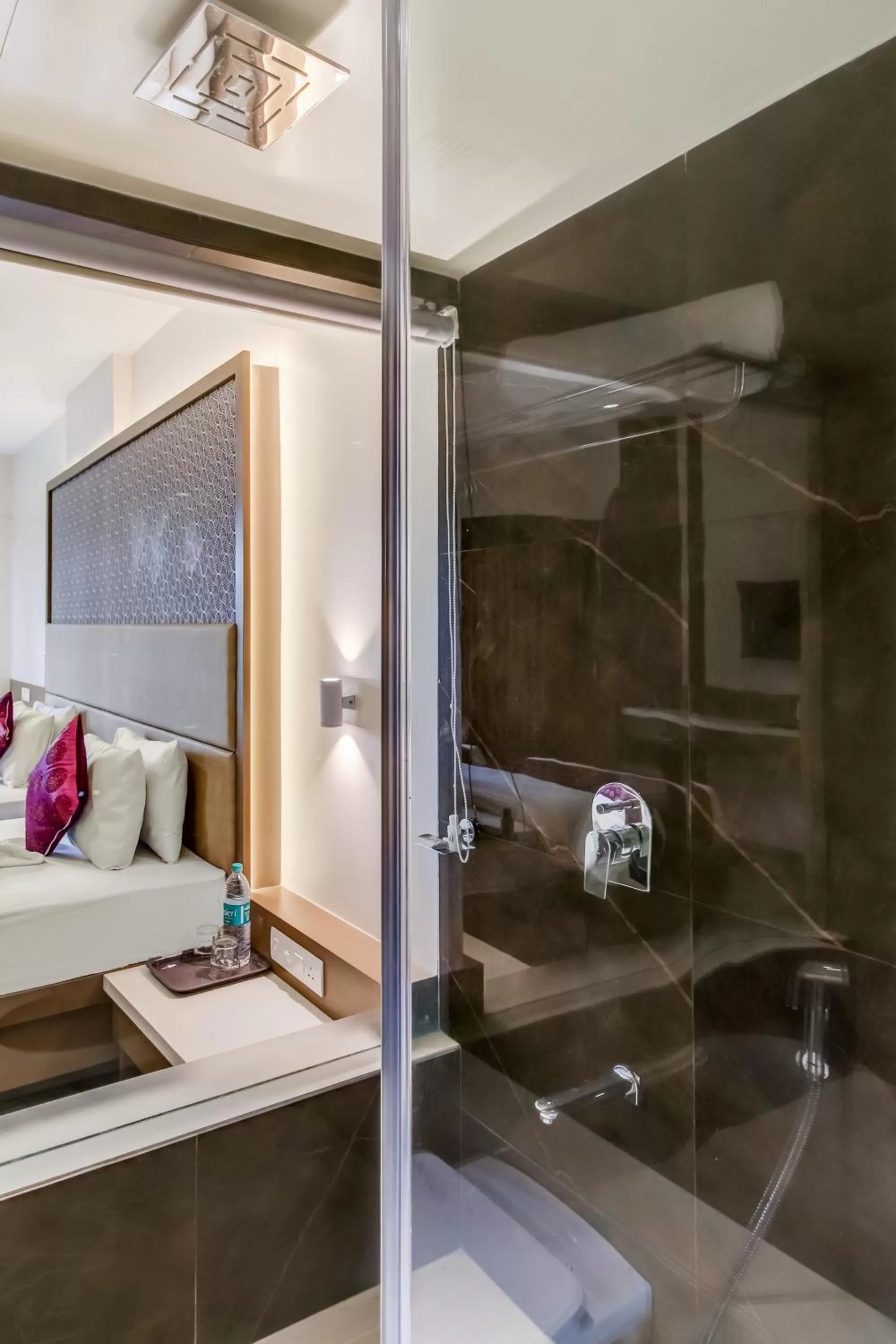 Shower, Bathroom in Grand Mookambika