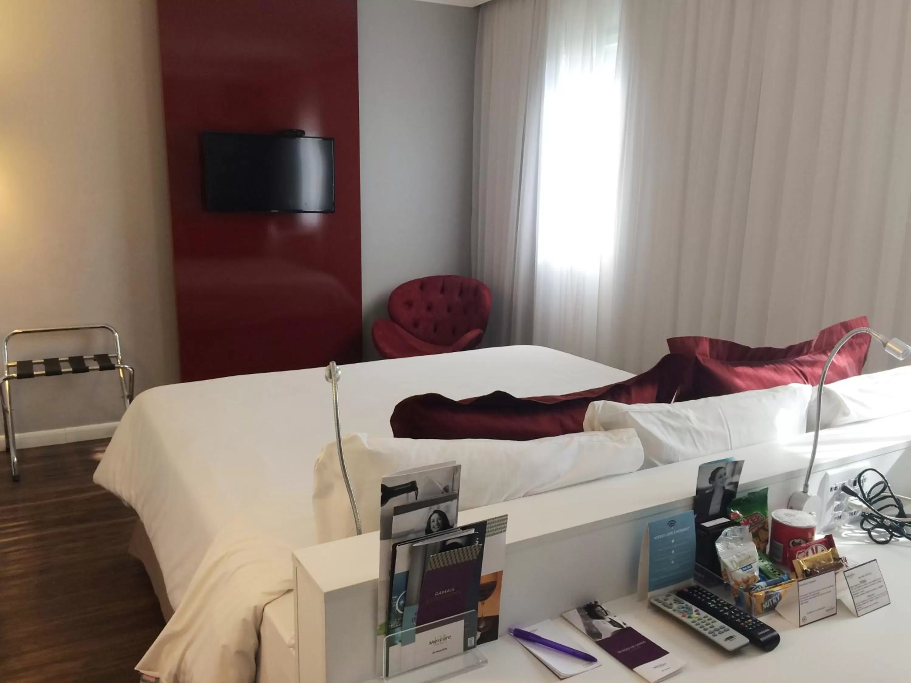 Bed in Mercure Sao Paulo Paulista