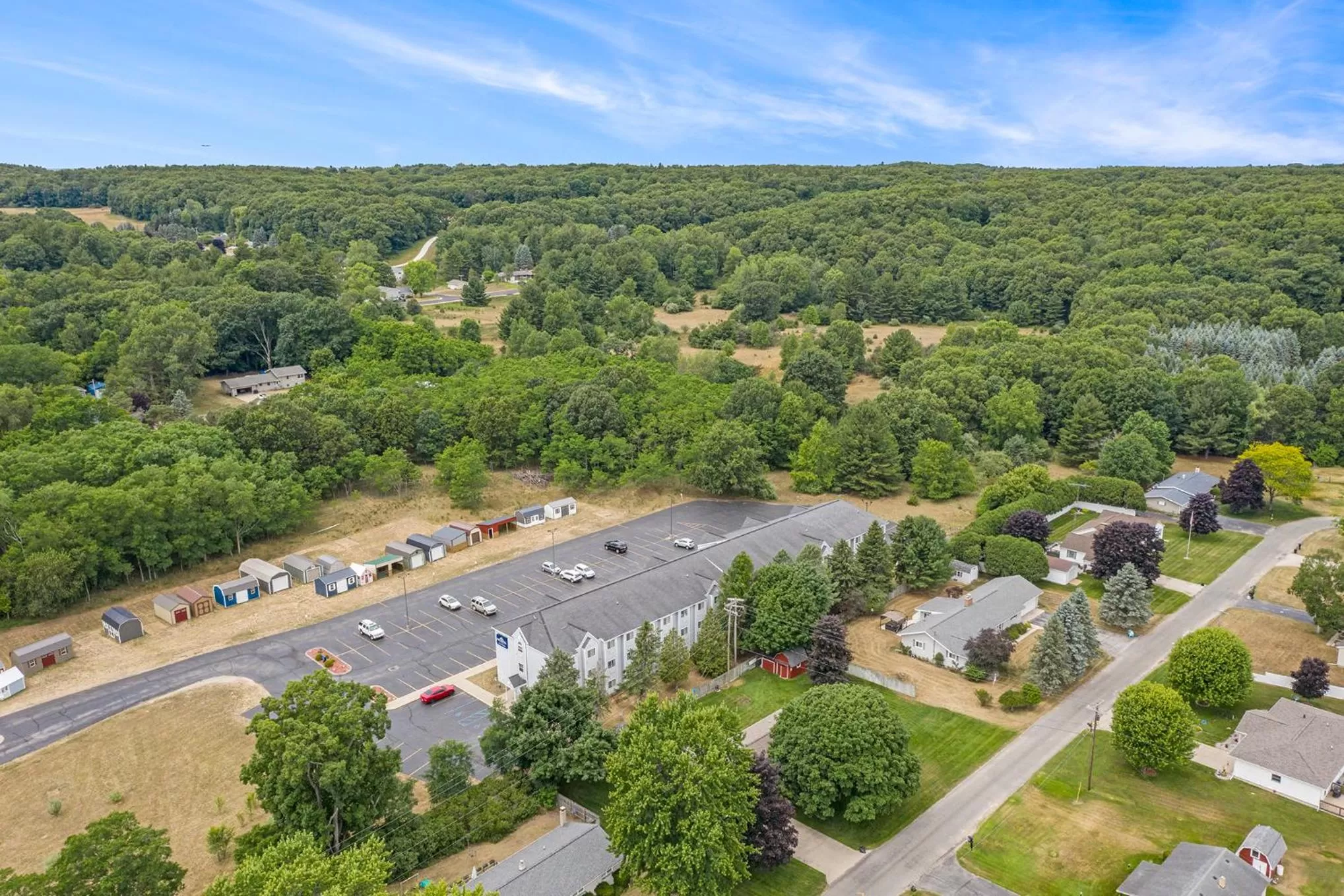 Property building in Microtel Inn and Suites Manistee