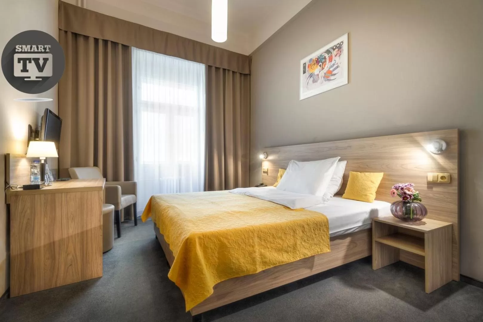 Bed in Atlantic Hotel