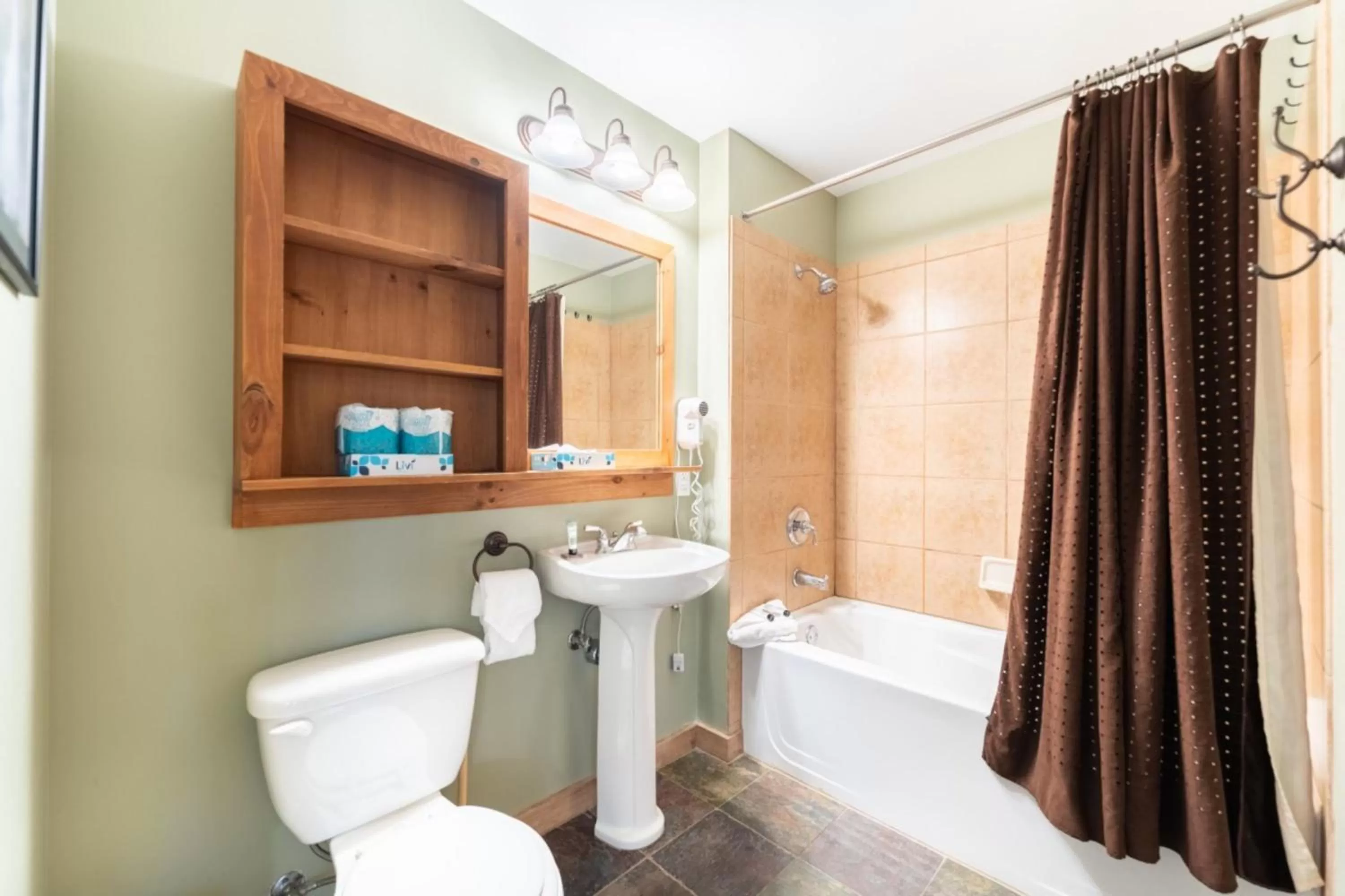 Bathroom in Red Hawk Lodge by Summit County Mountain Retreats