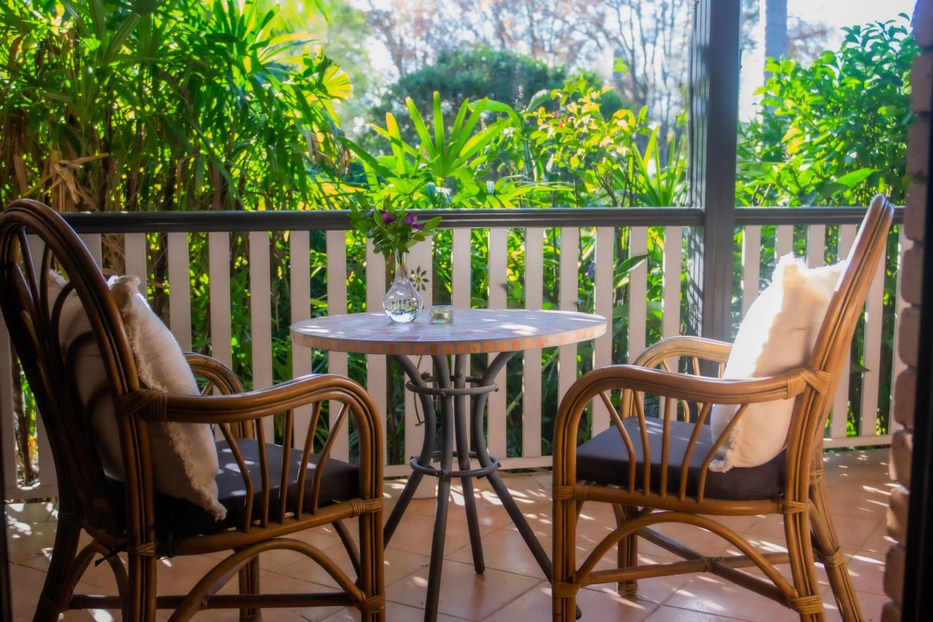 Patio in Mountain Sanctuary B&B