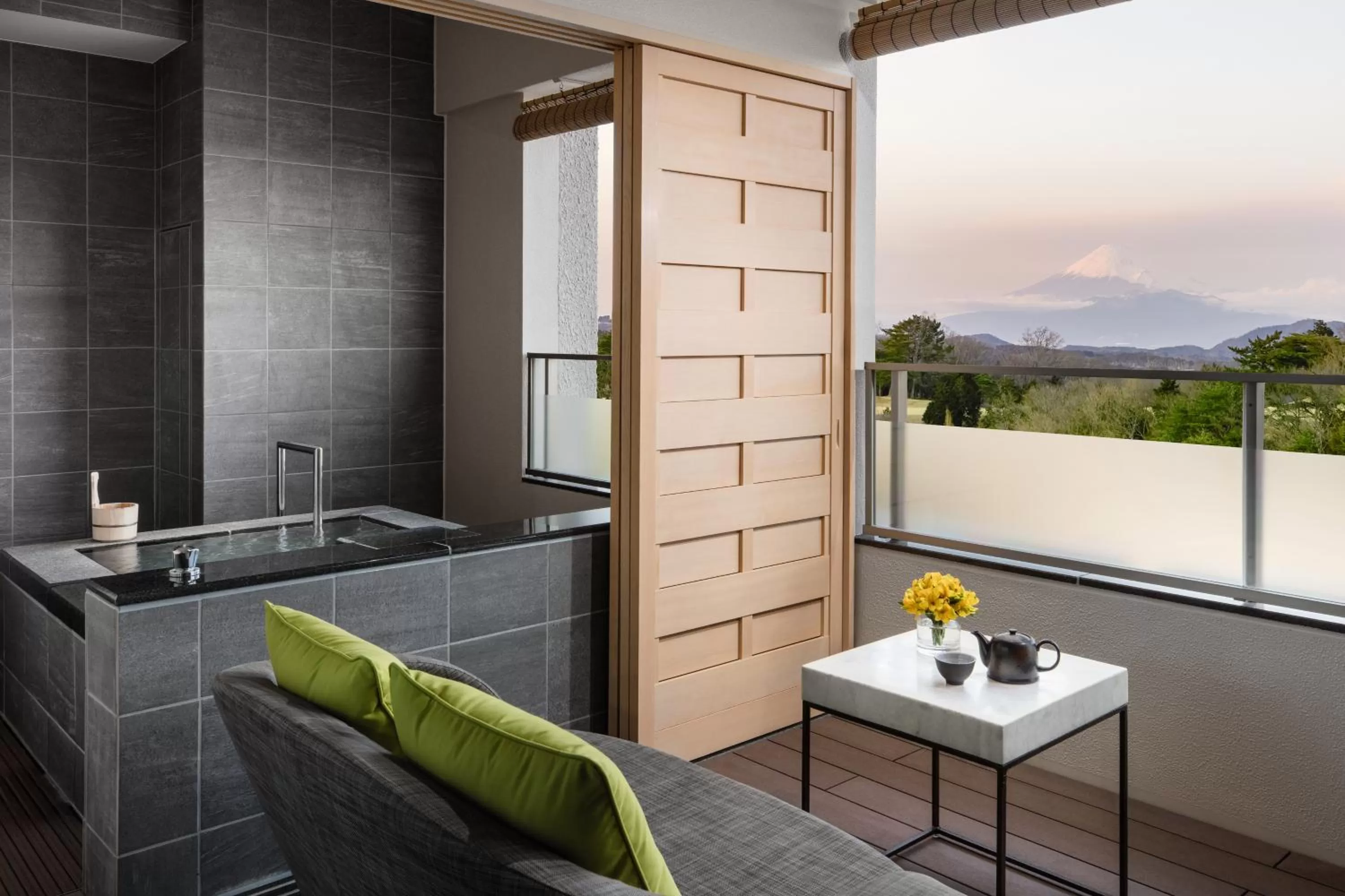 Hot Spring Bath in Izu Marriott Hotel Shuzenji