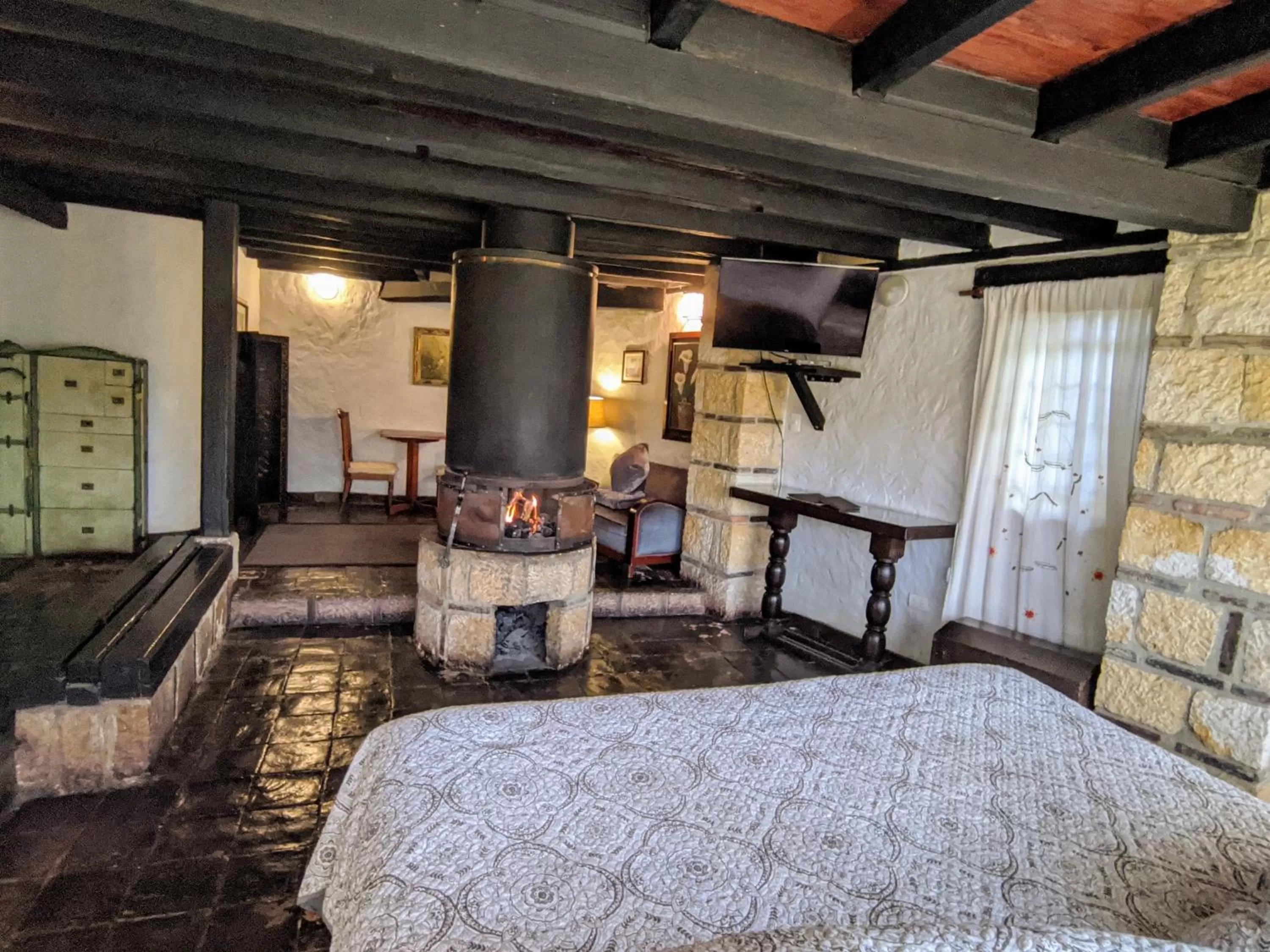 Bed in Posada Cafe La Huerta