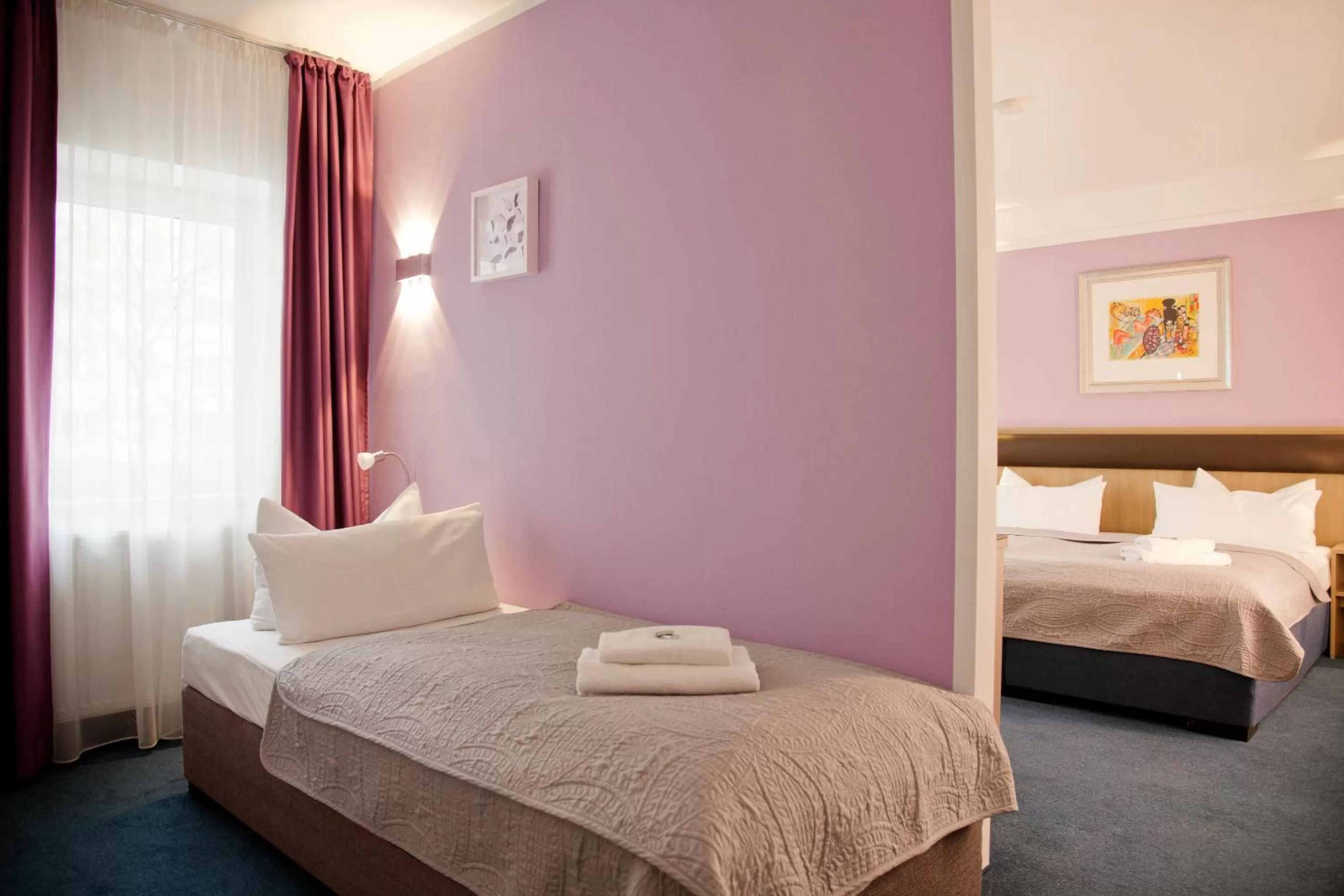 Bed in Hotel Nikolai Residence