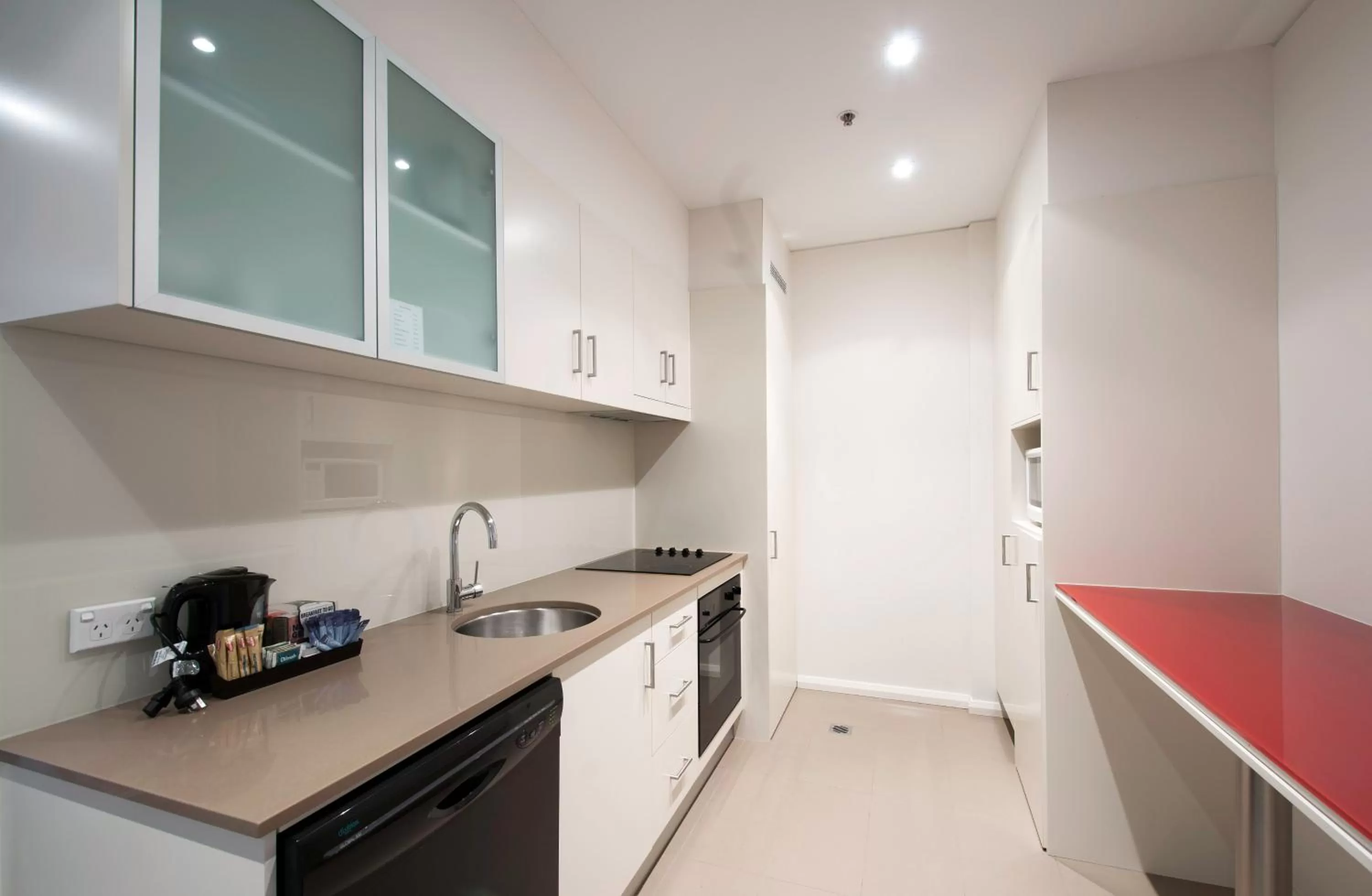 Kitchen or kitchenette in Quest Canberra