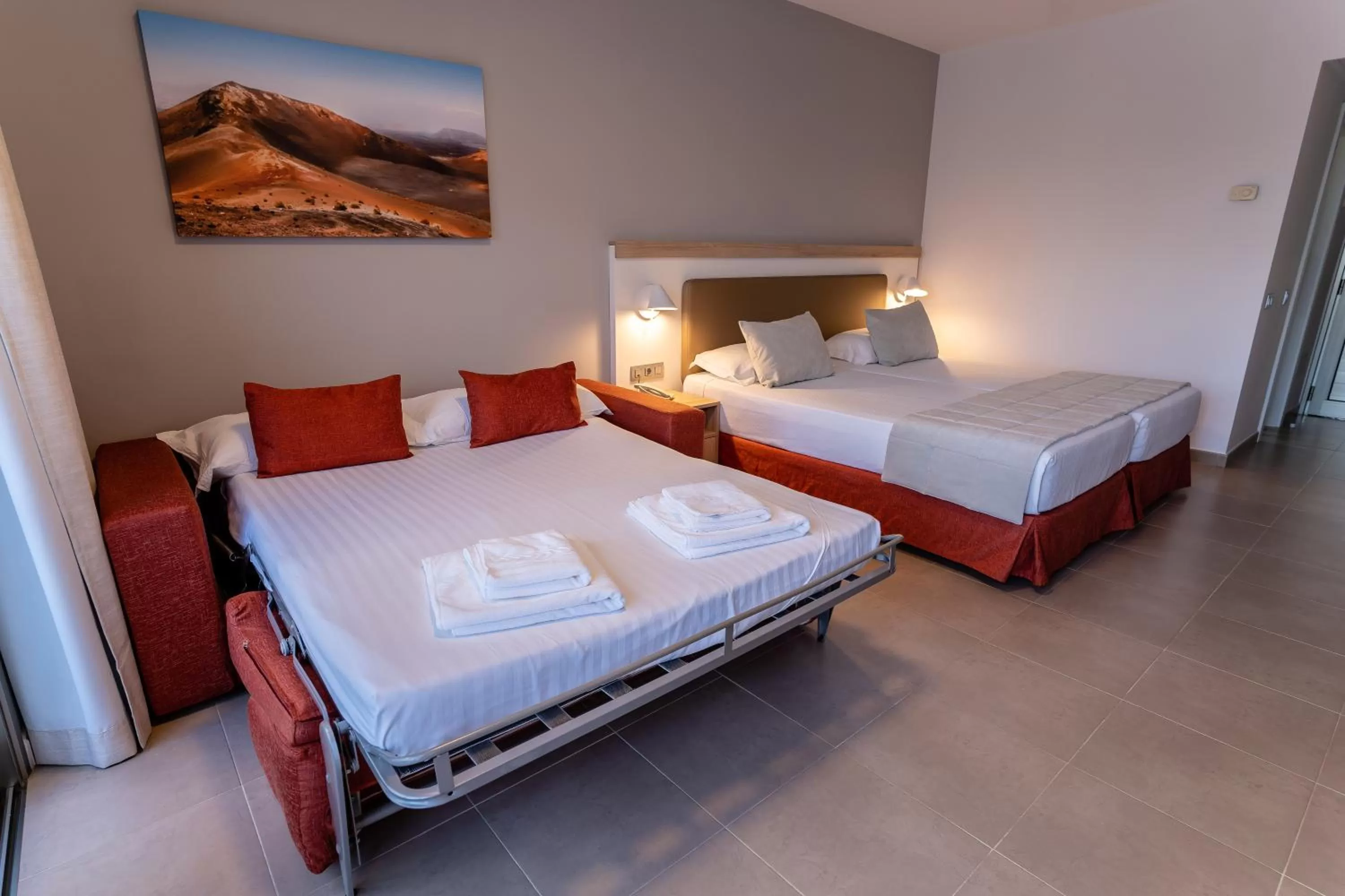 Bed in Hotel Lanzarote Village