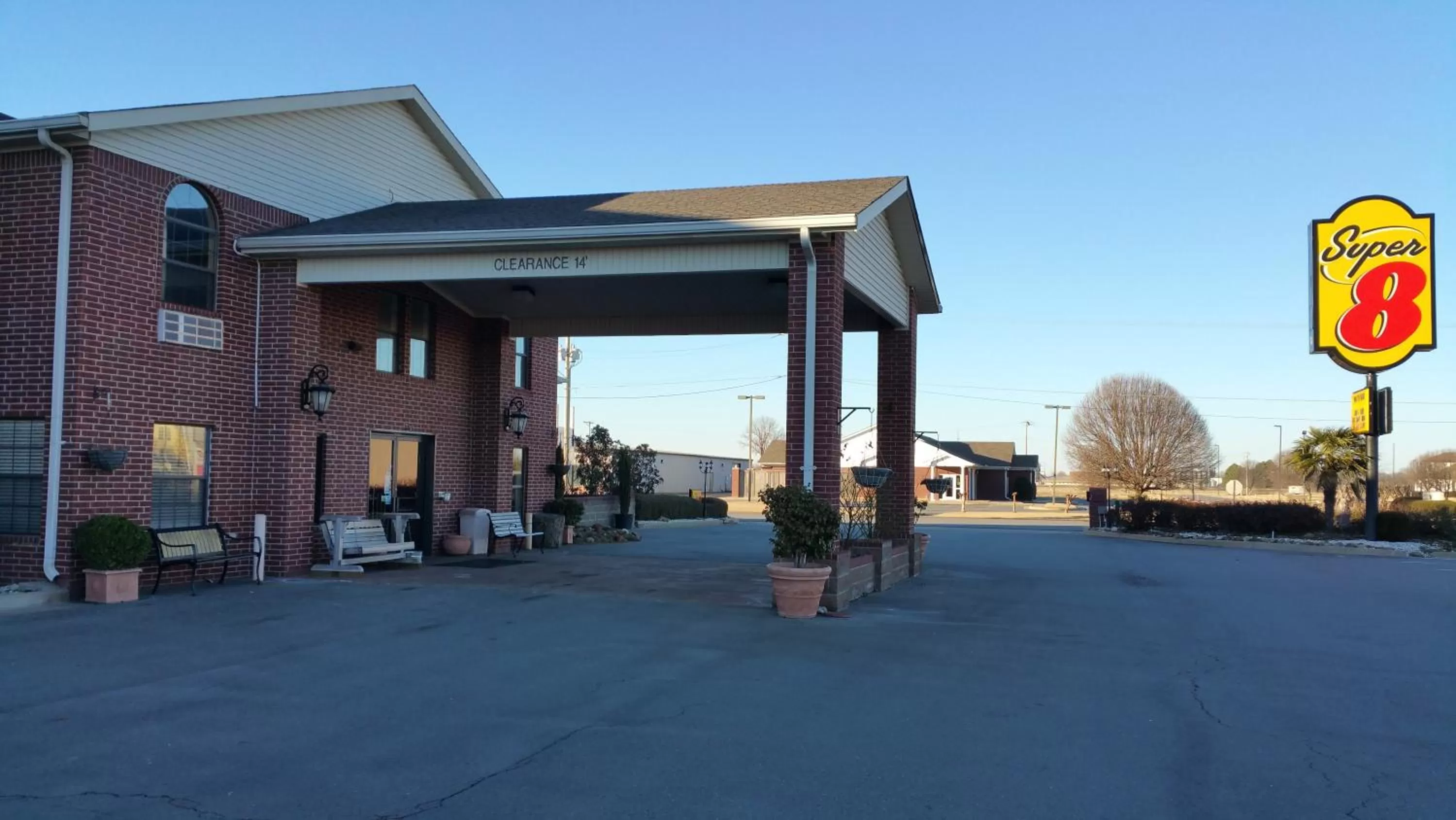 Facade/entrance in Super 8 by Wyndham Pine Bluff