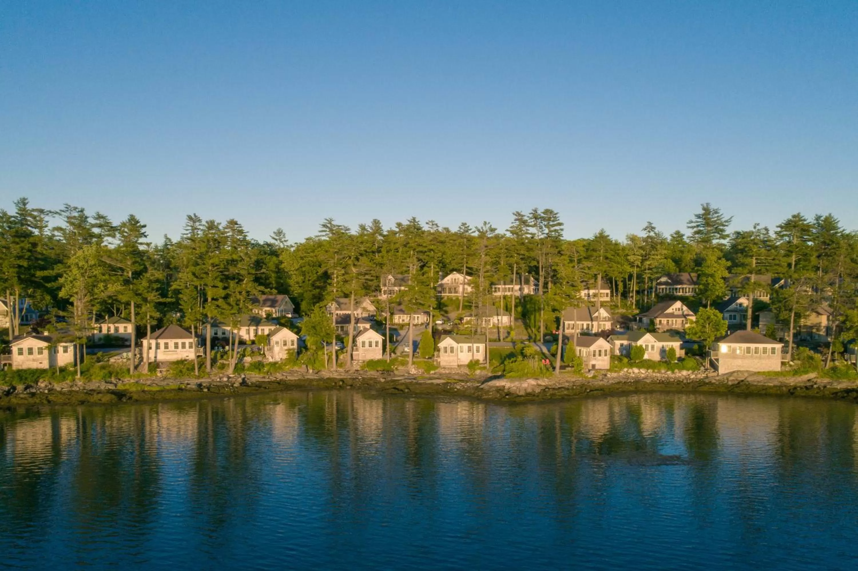 Bird's eye view in Sheepscot Harbour Village Resort