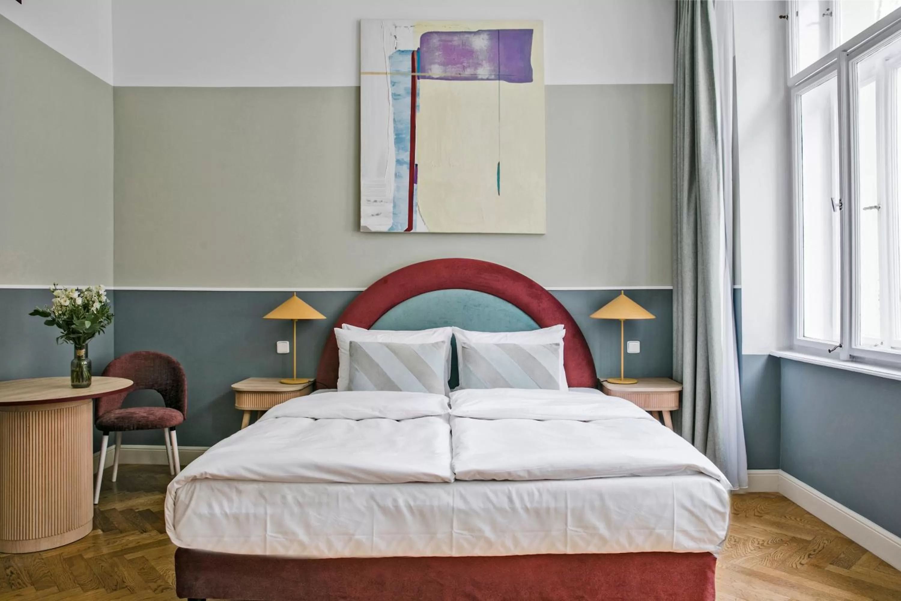 Bed in Numa Prague Flow