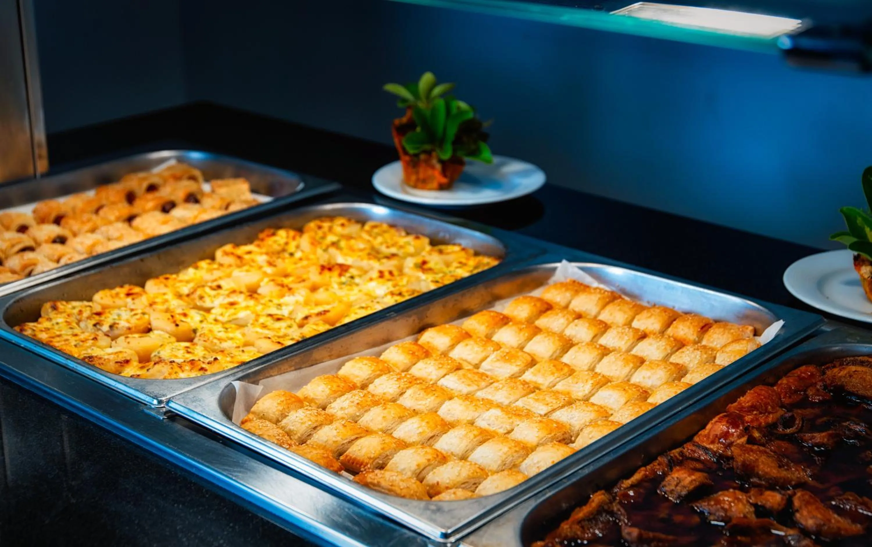 Buffet breakfast in Ambassador Hotel