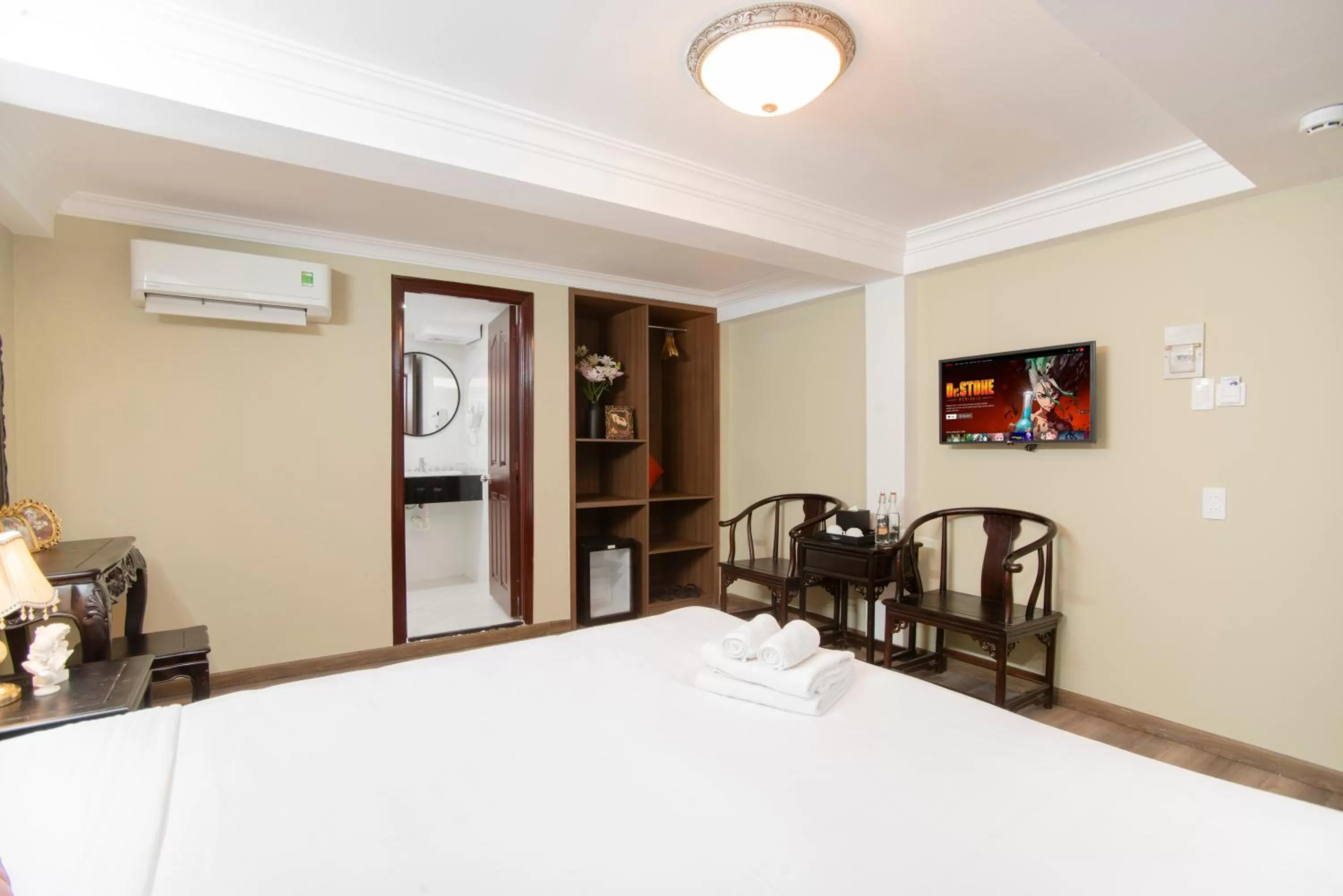 Seating area, Bed in SAZI BEN THANH Hotel HCM