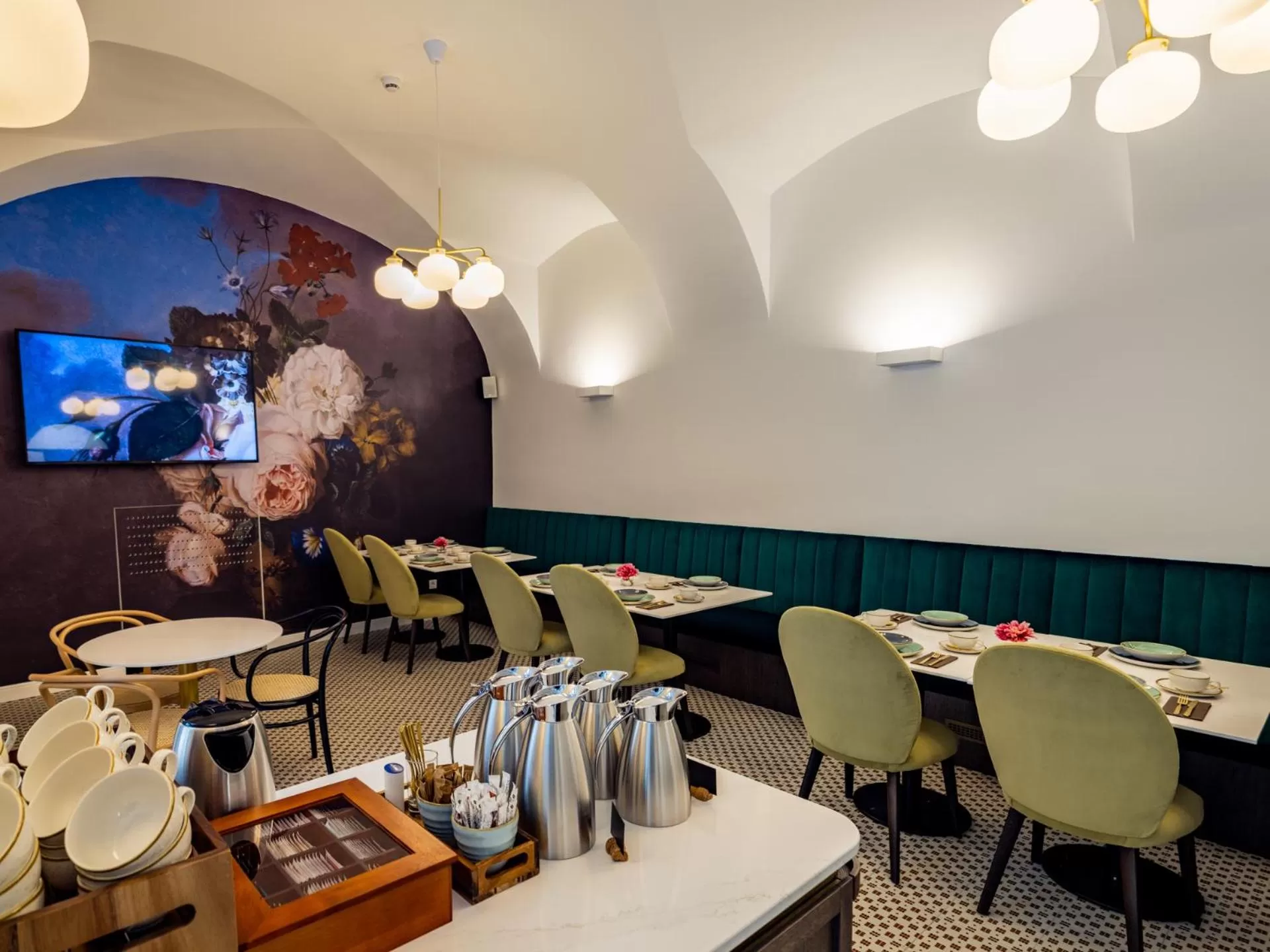 Buffet breakfast in Hotel Heritage