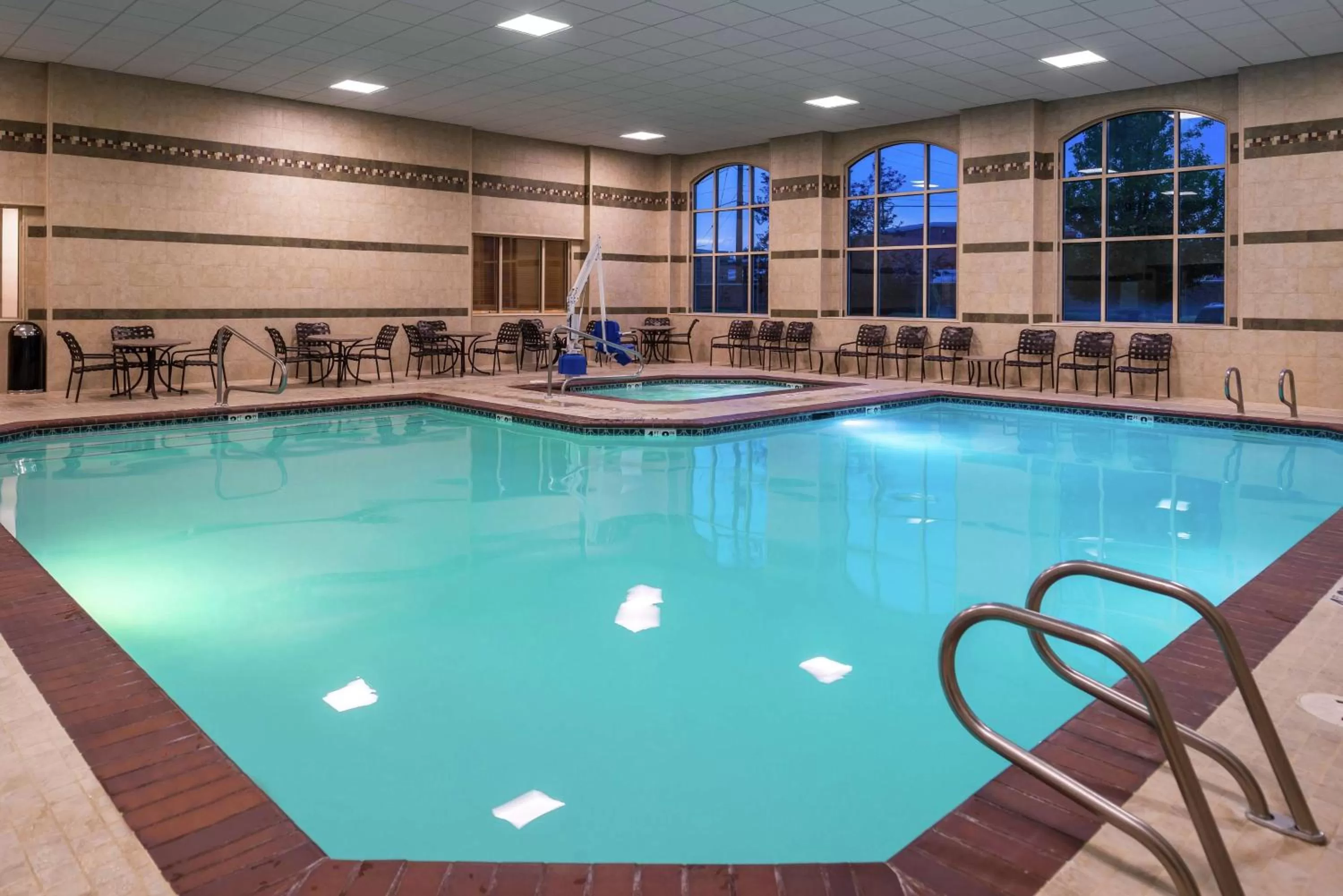 Pool view in Hilton Garden Inn Salt Lake City Downtown