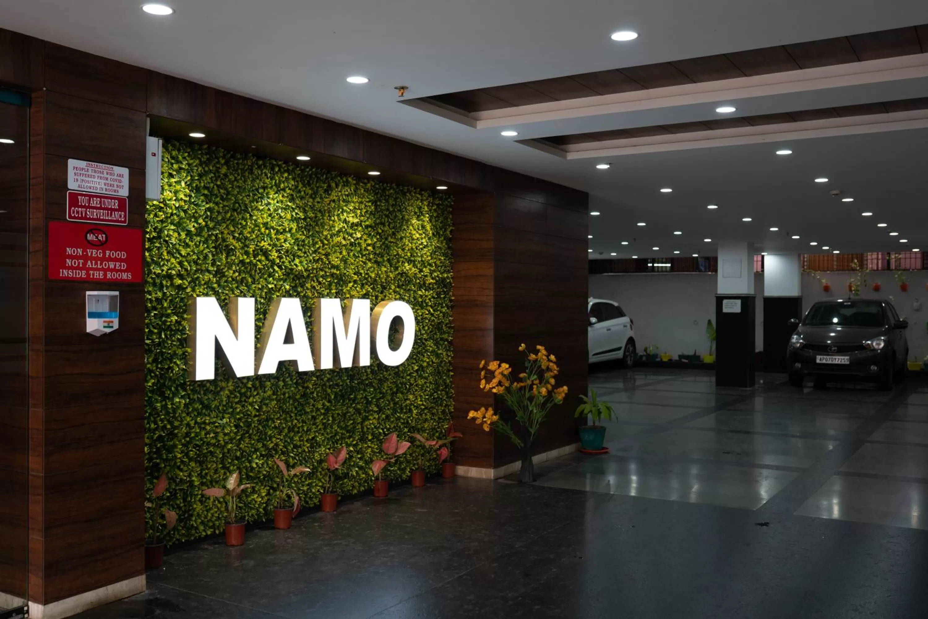 Property logo or sign in Hotel Namo Residency