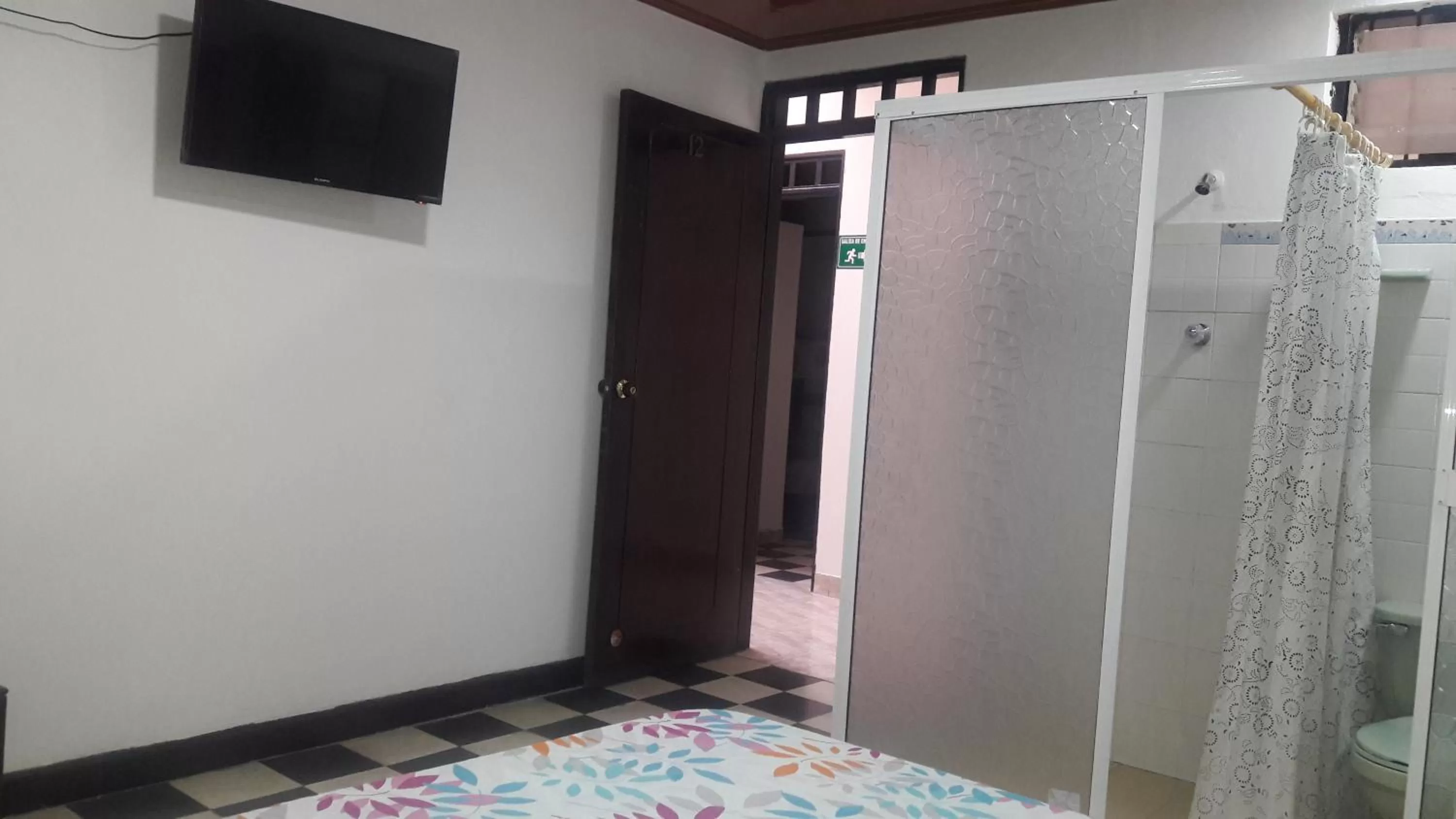 Bed in Hospedaje Santa Bárbara