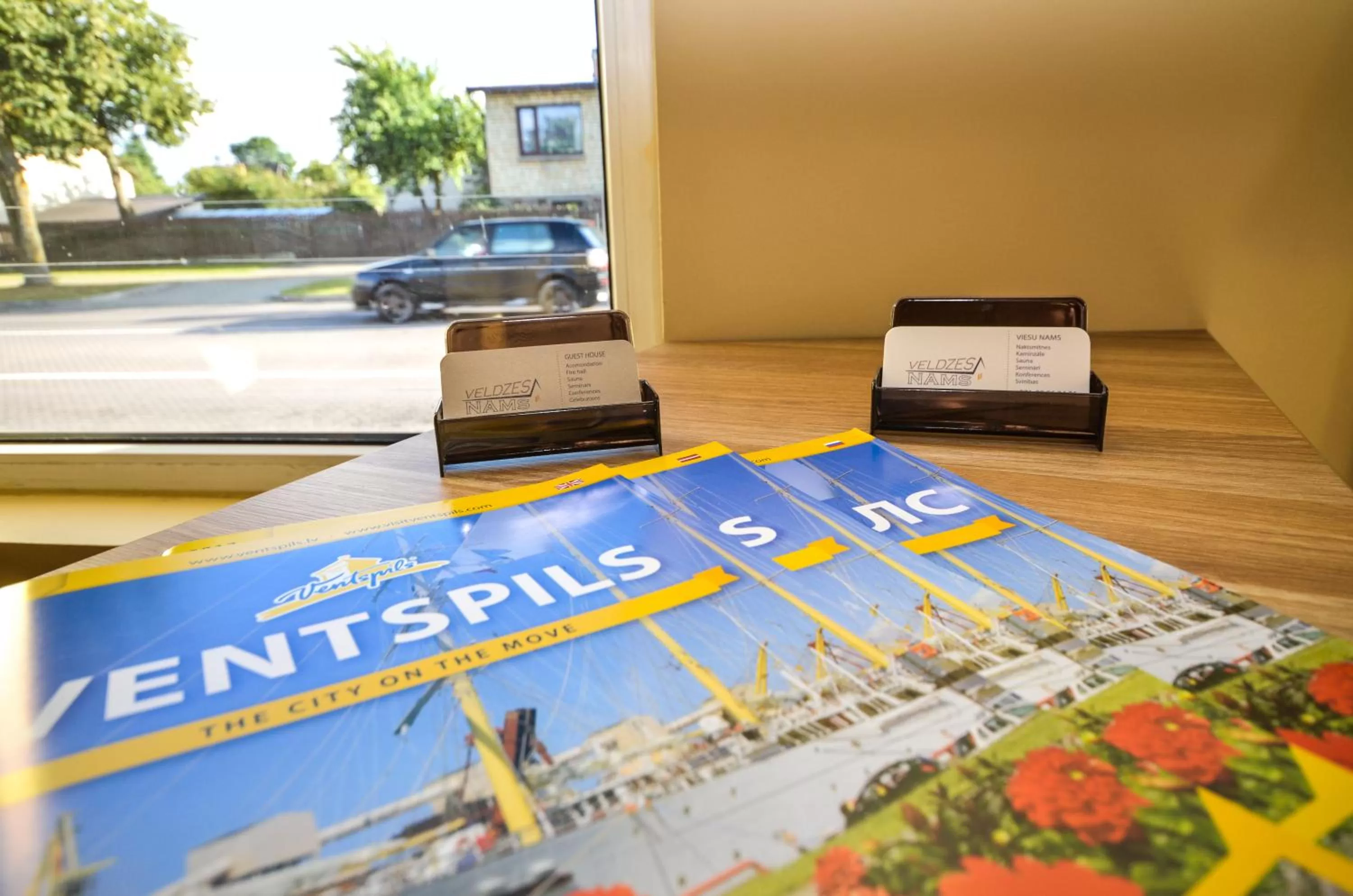 Lobby or reception in Veldzes Nams