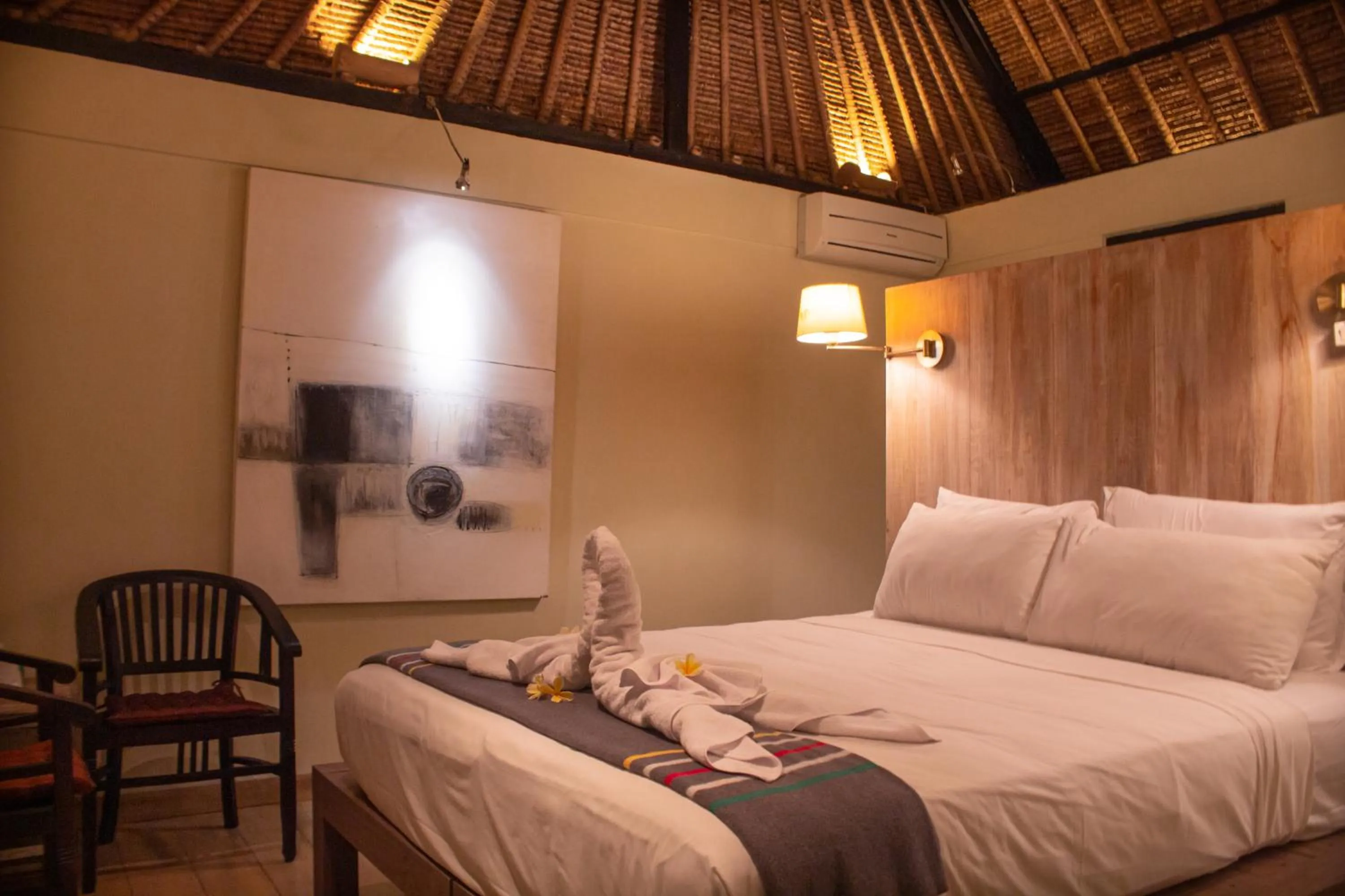 Bed in Villa Puri Darma Agung