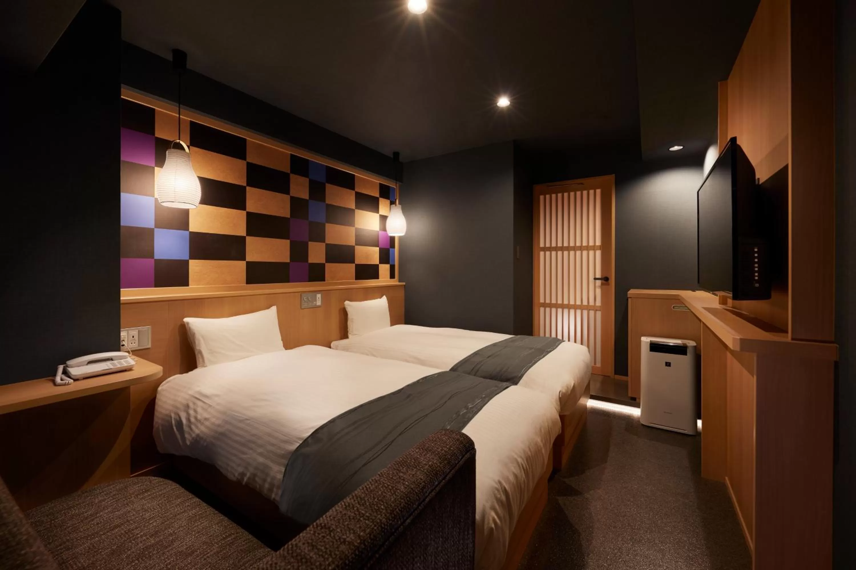 Bed in Sakura Sky Hotel