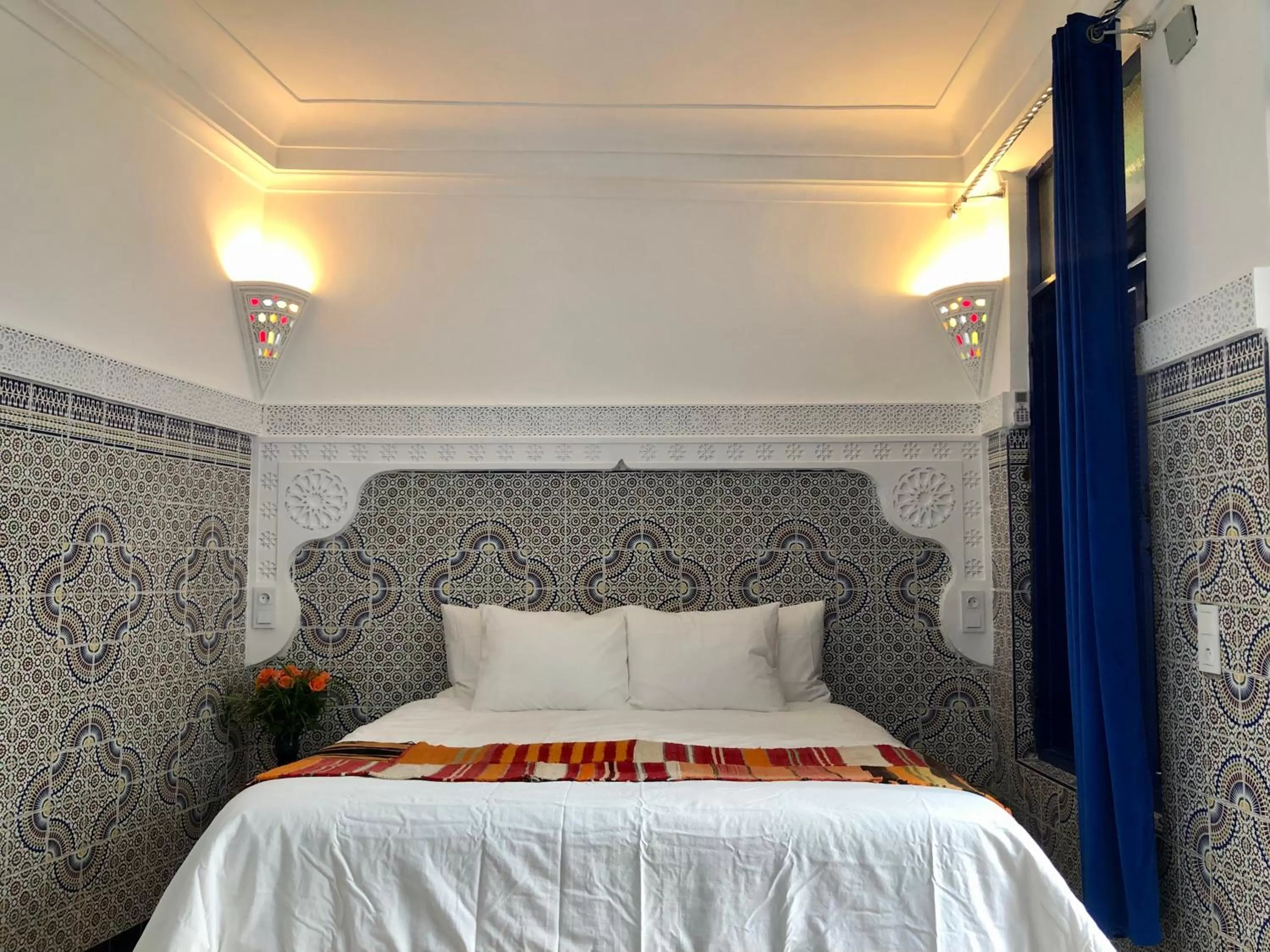 Bed in Riad Imndi