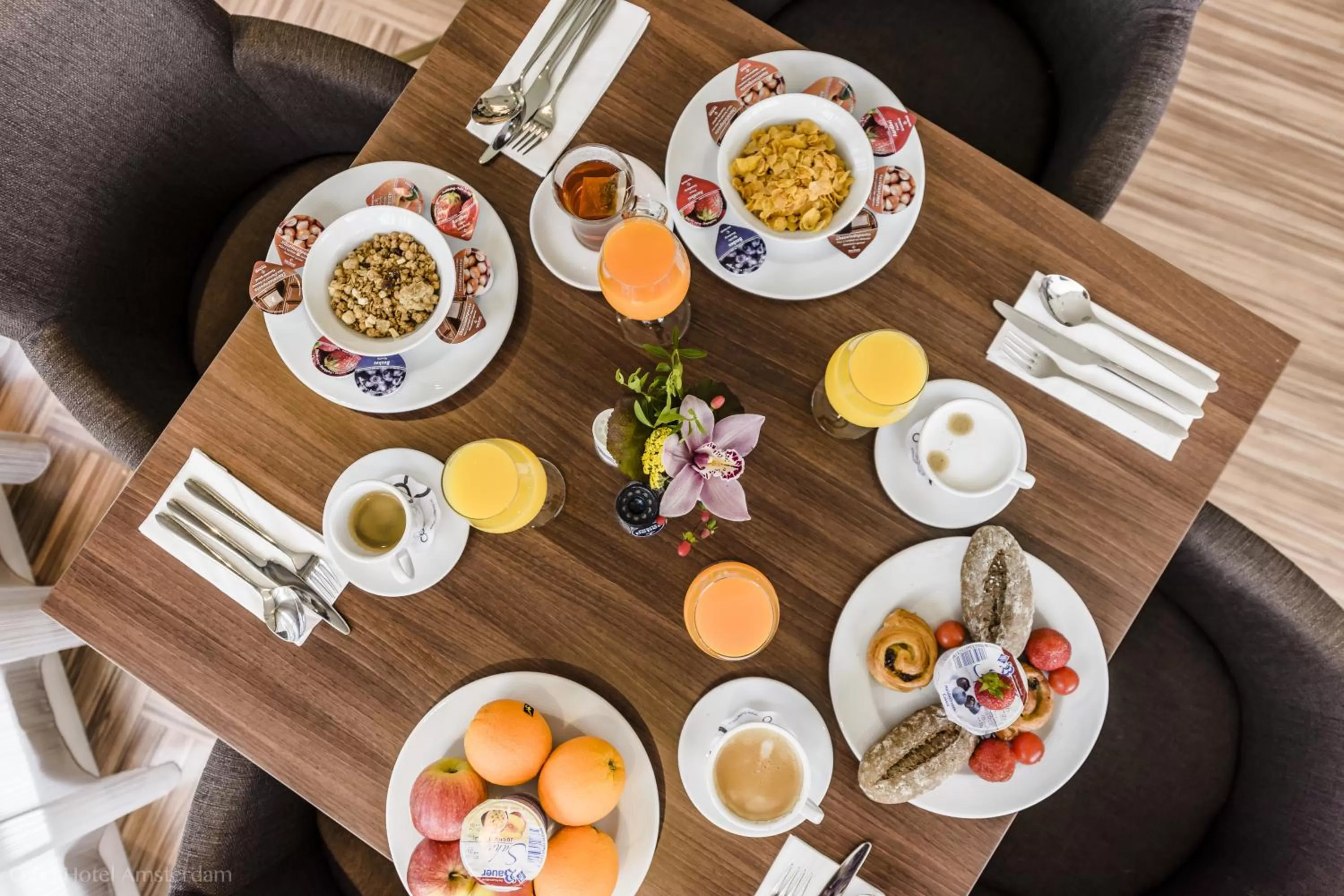 Food close-up in OZO Hotels Arena Amsterdam