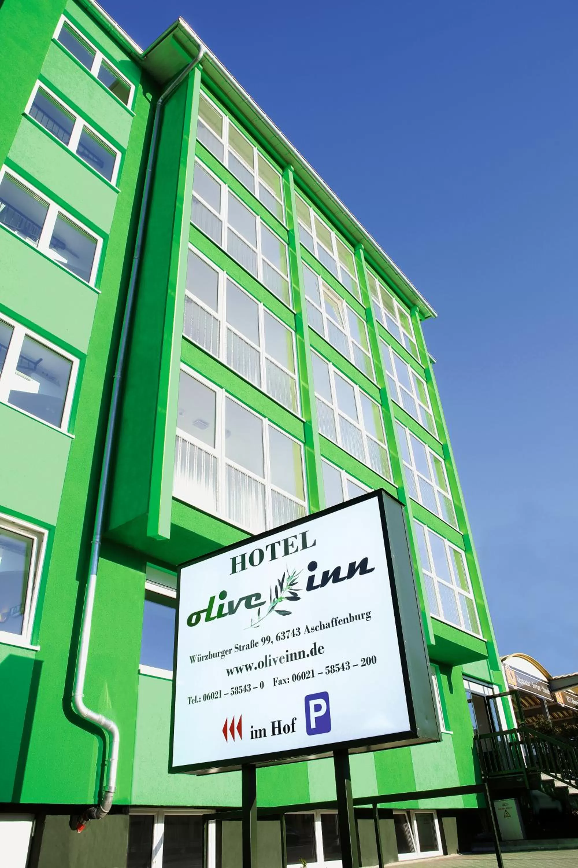 Property building in Hotel Olive Inn