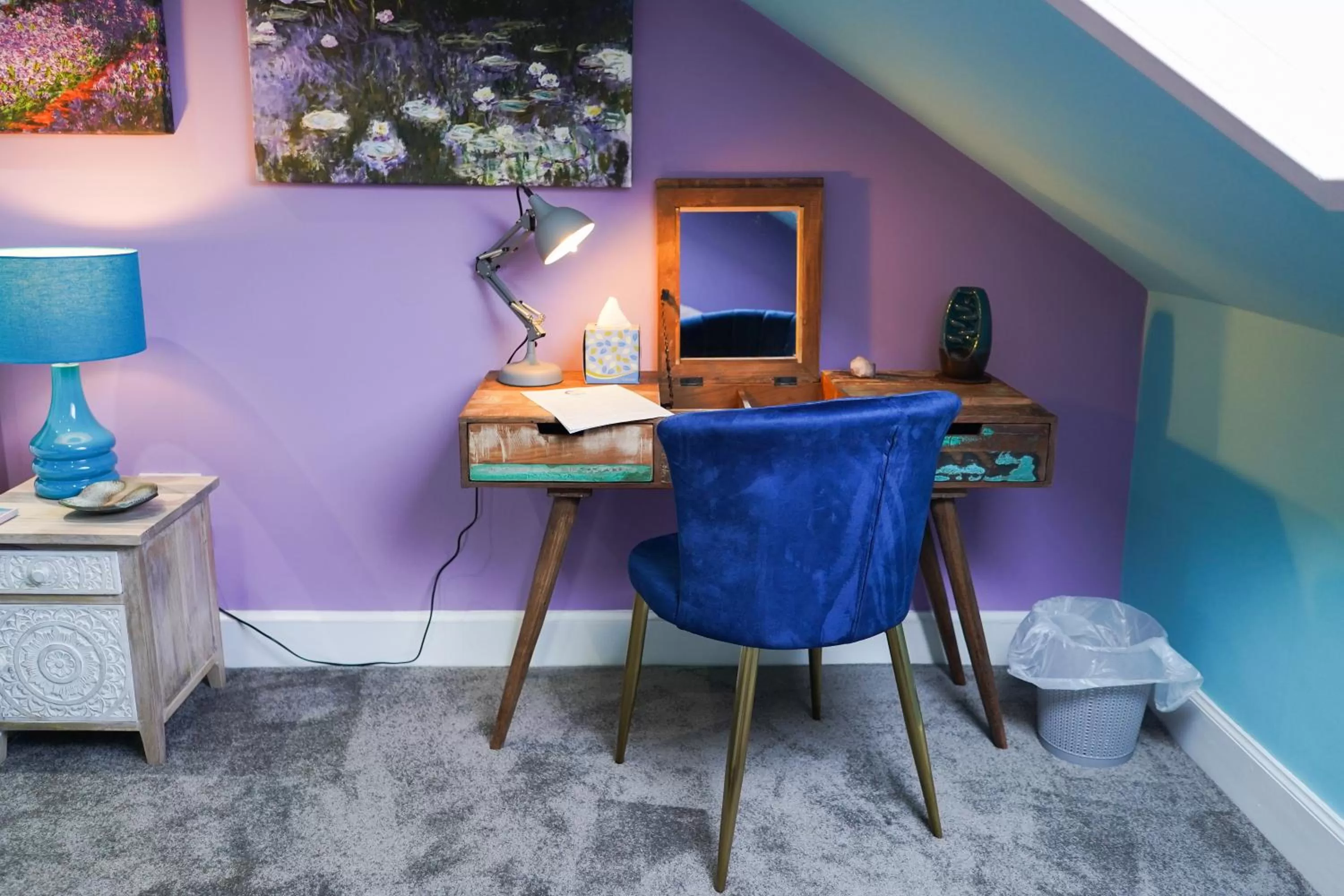 Seating area in The Art Bank