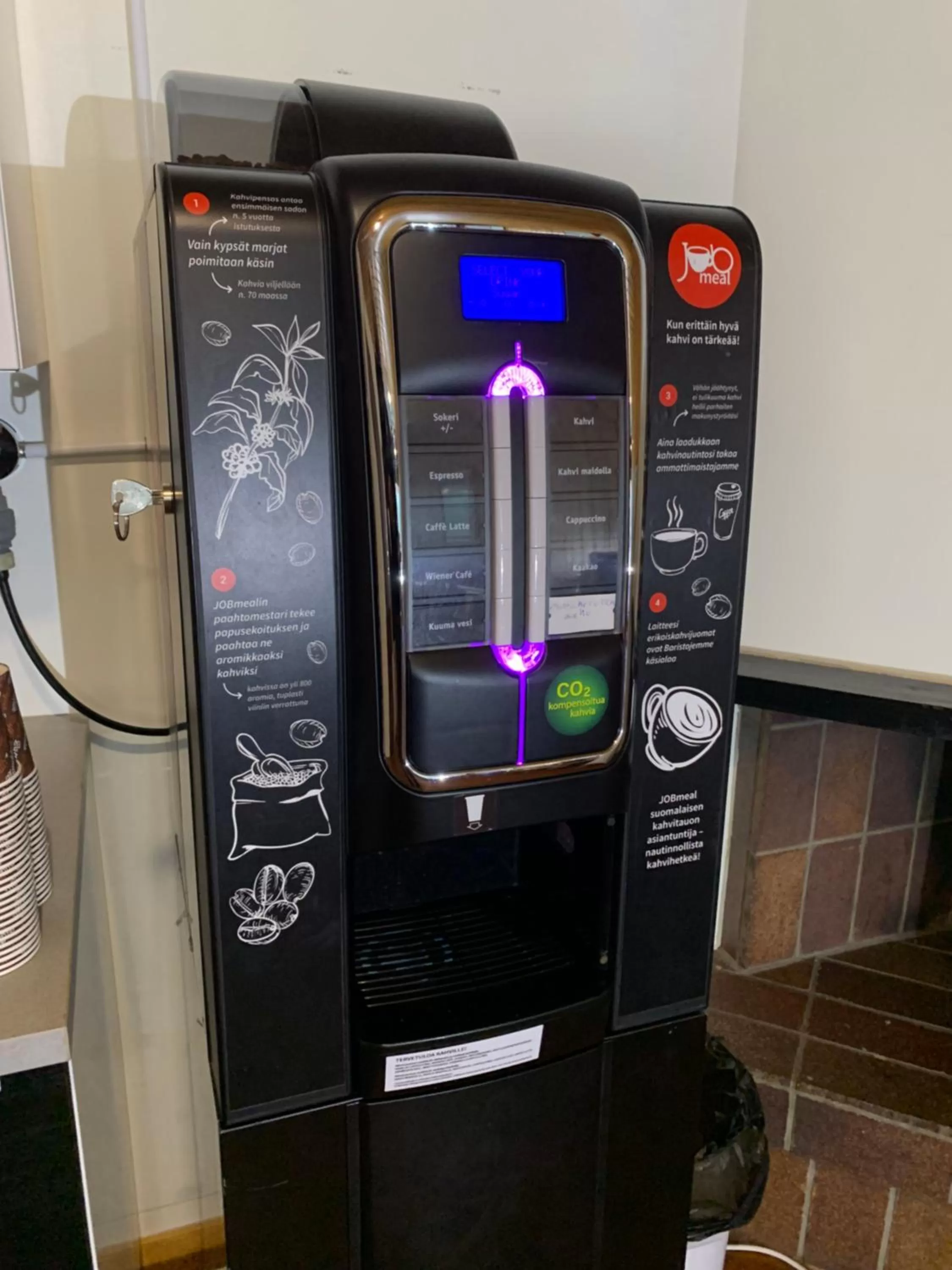 Kitchen or kitchenette in Hotelli Uninen Äänekoski