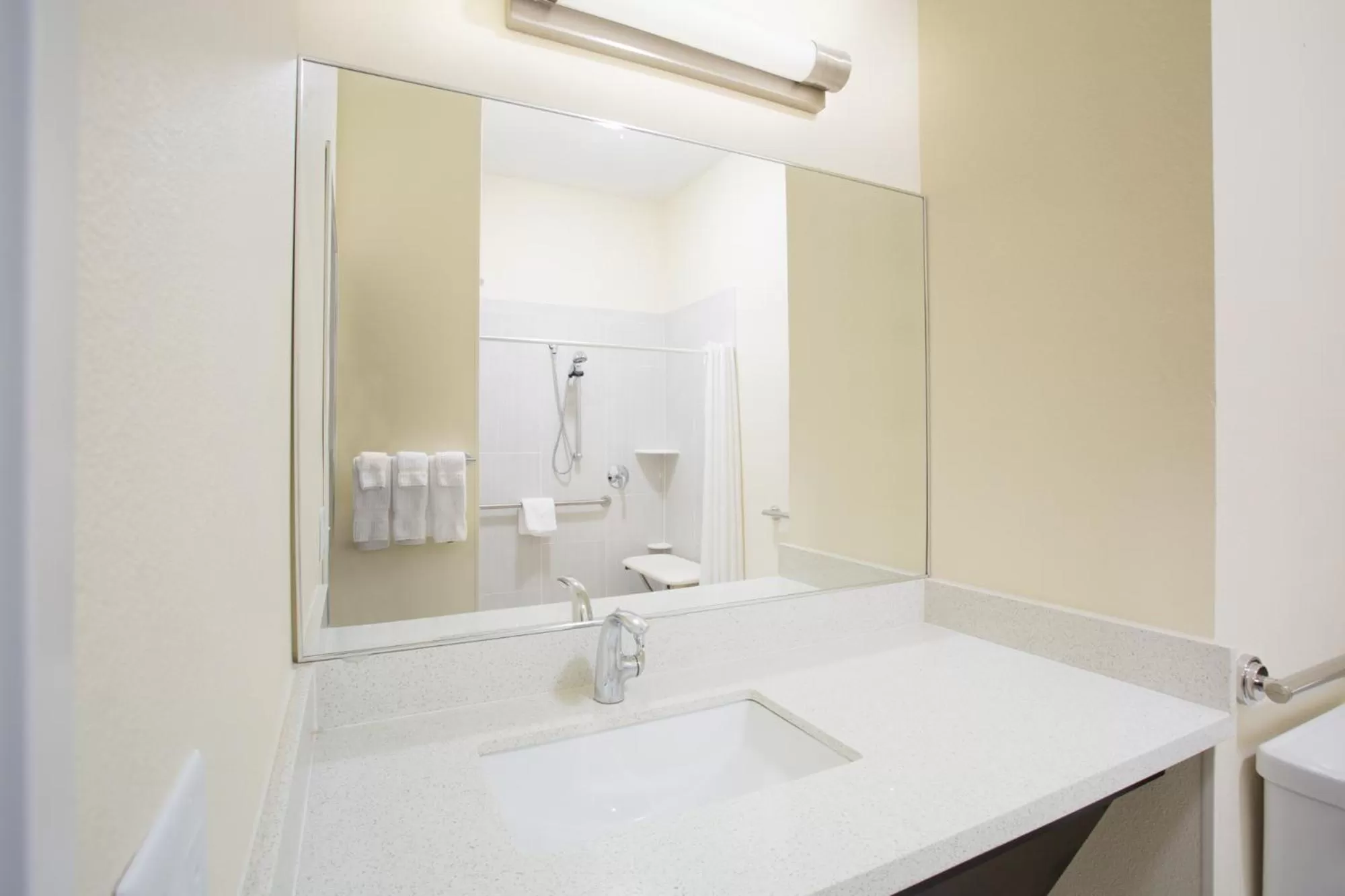 Bathroom in Candlewood Suites Longmont - Boulder Area by IHG