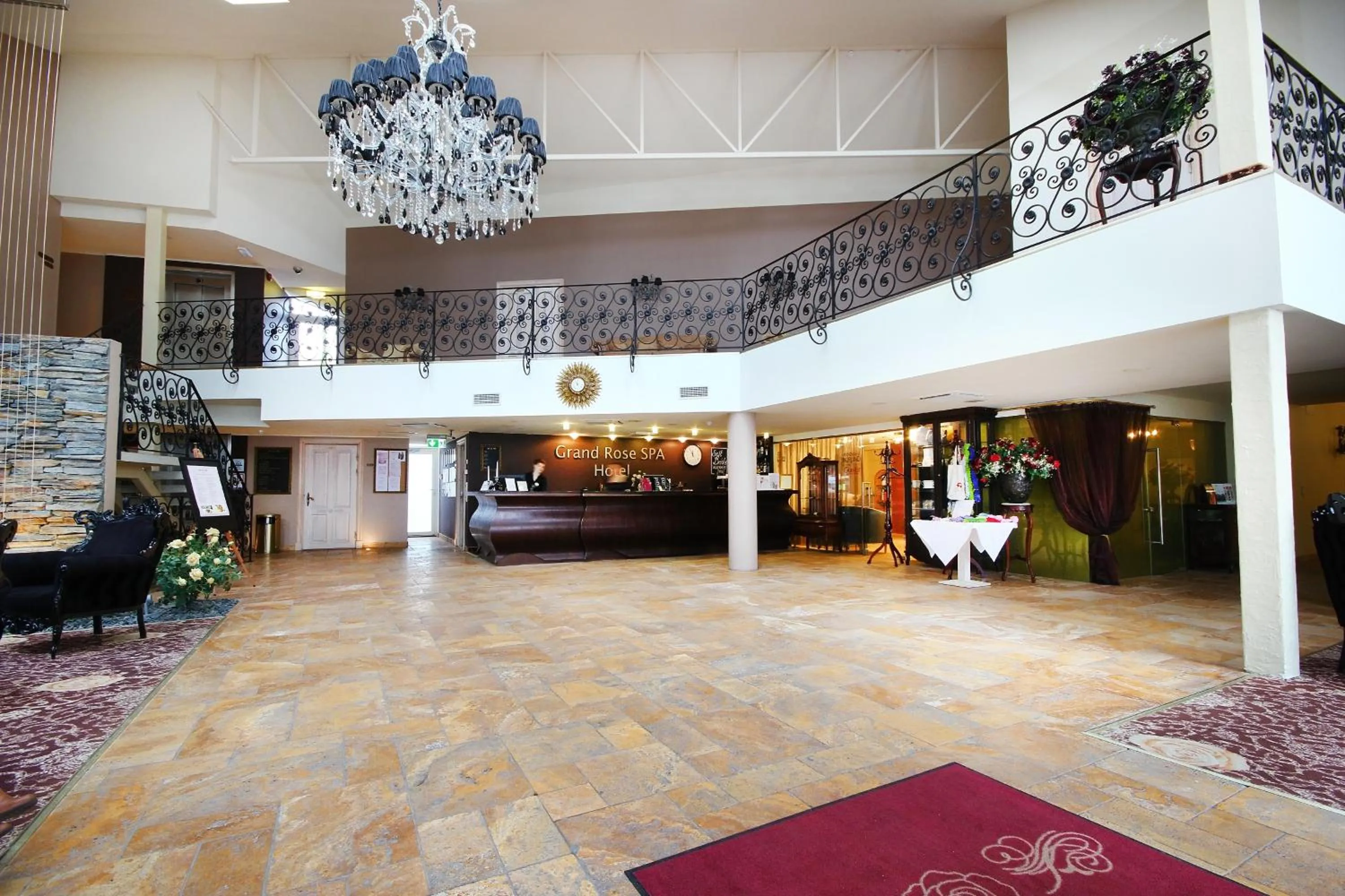 Lobby or reception in Grand Rose SPA Hotel