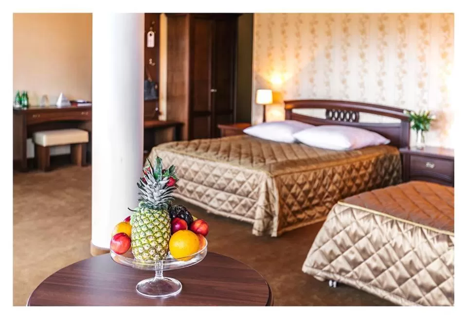 Bed in Hotel Mistral