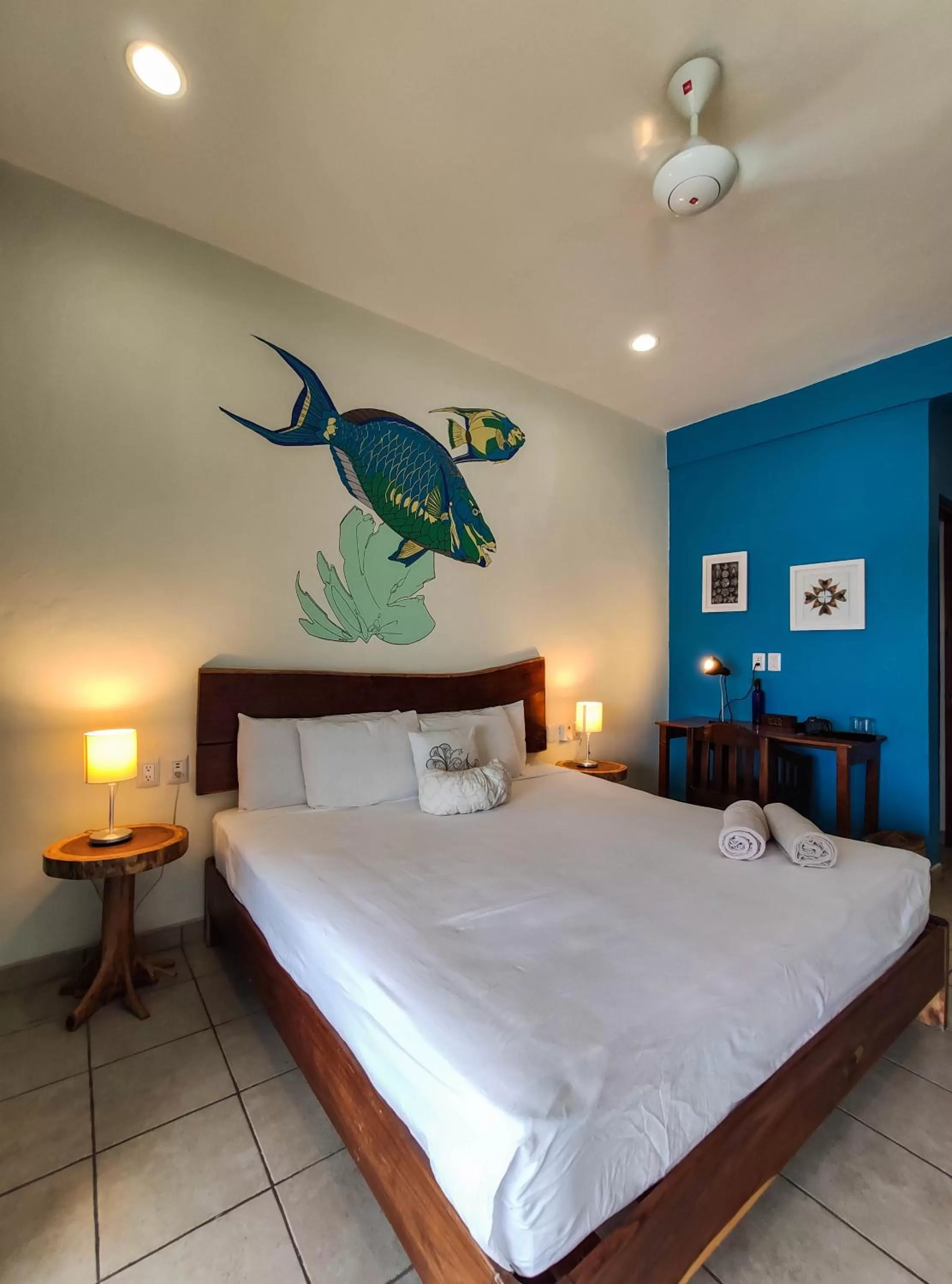 Photo of the whole room, Bed in La Palmita Budget Boutique Hotel