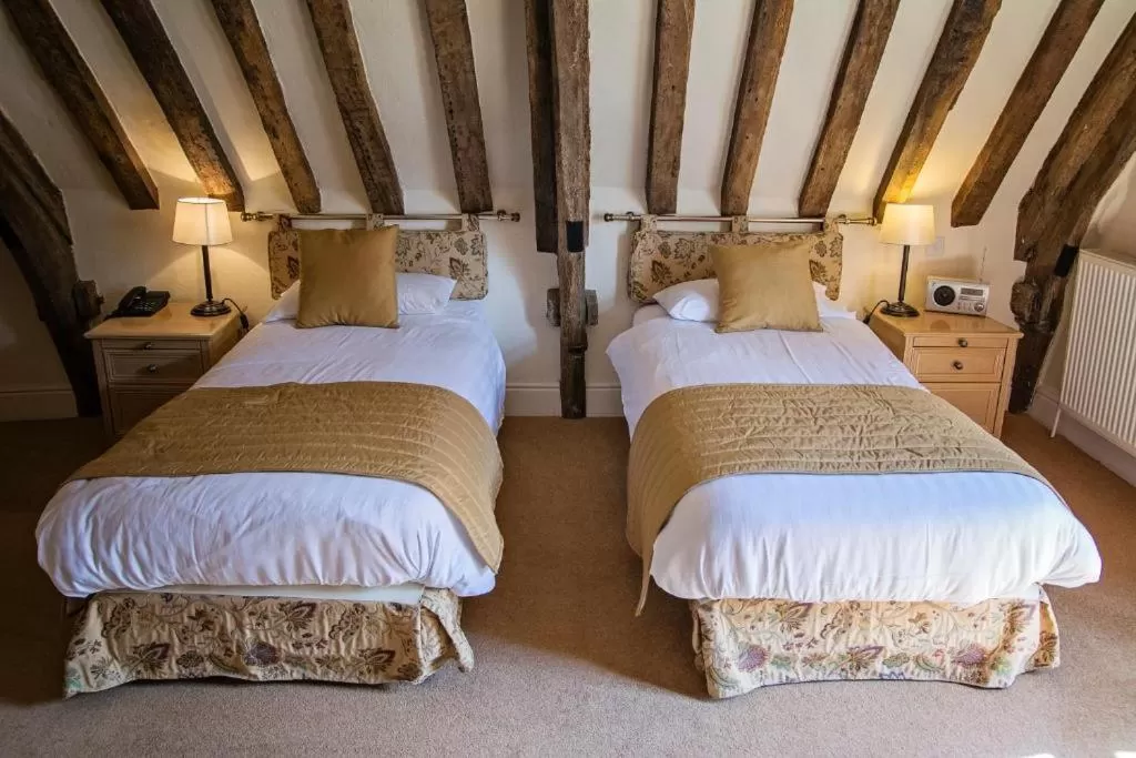 Bed in Waveney House Hotel