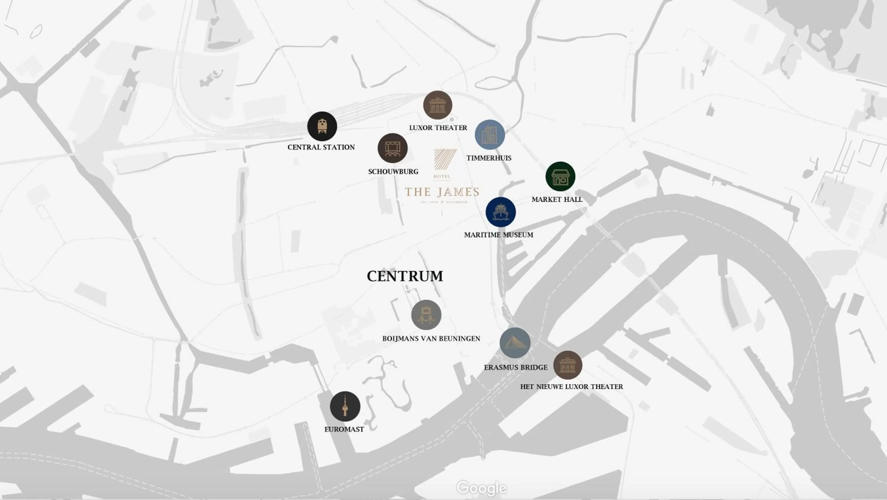 Property building in The James Rotterdam