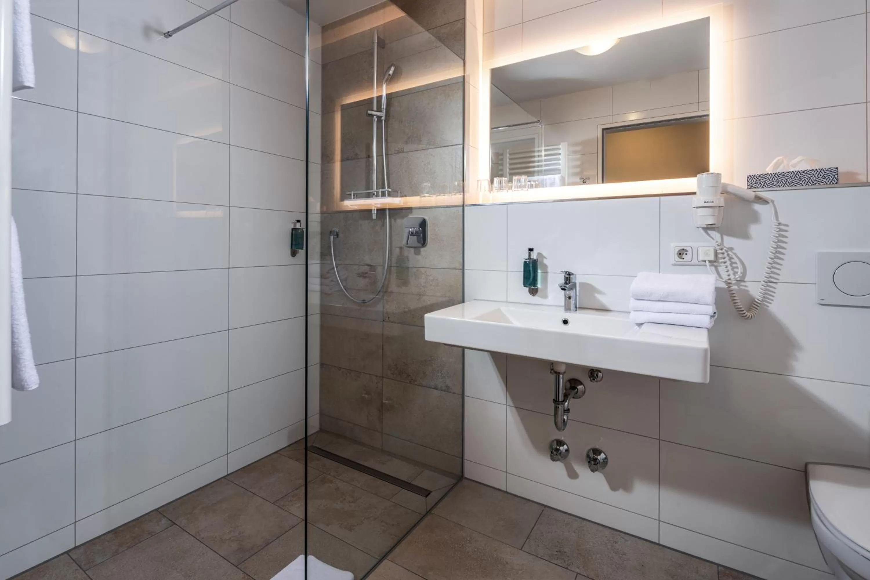 Bathroom in Hotel Schwabenwirt