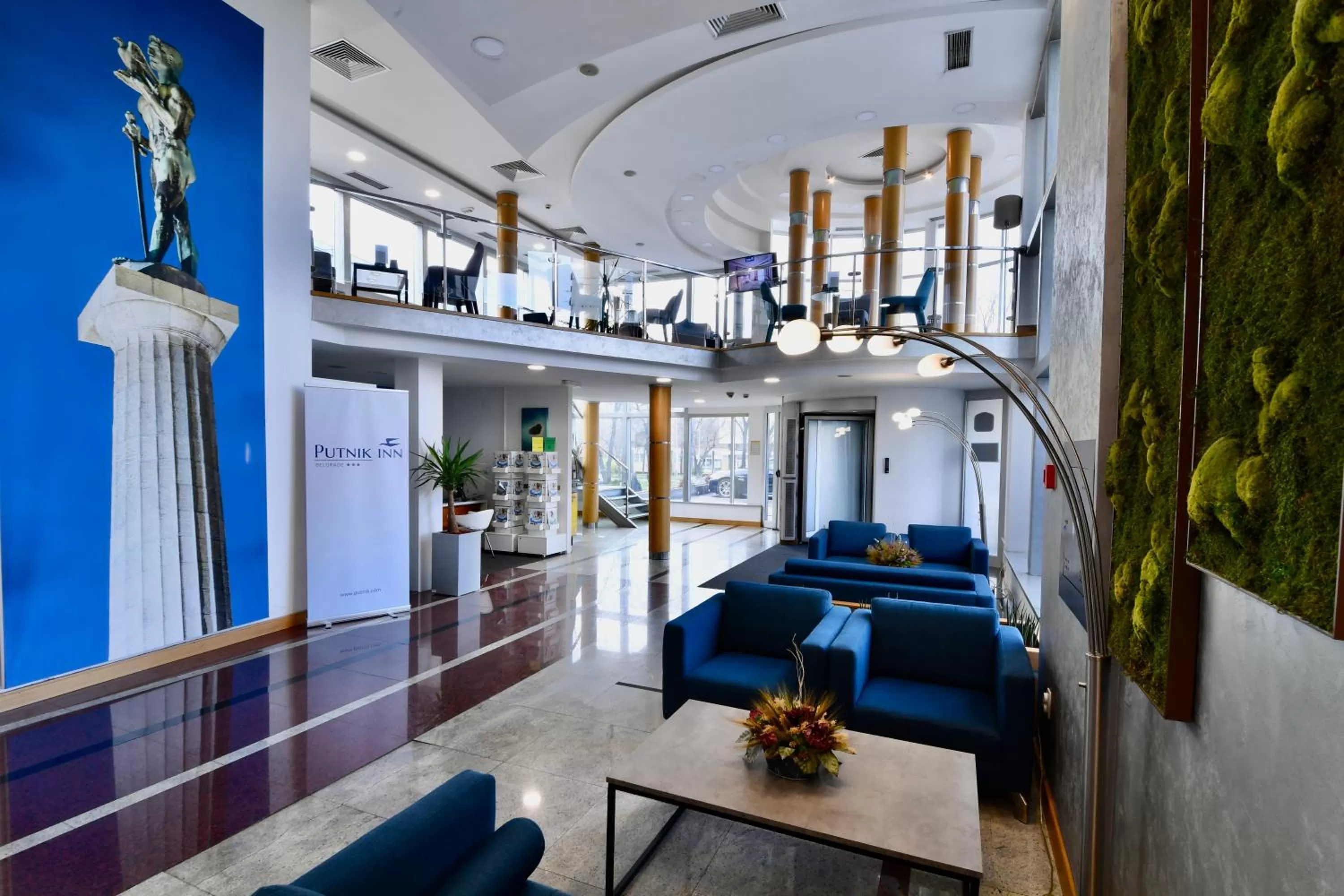 Lobby or reception in Putnik Inn Belgrade