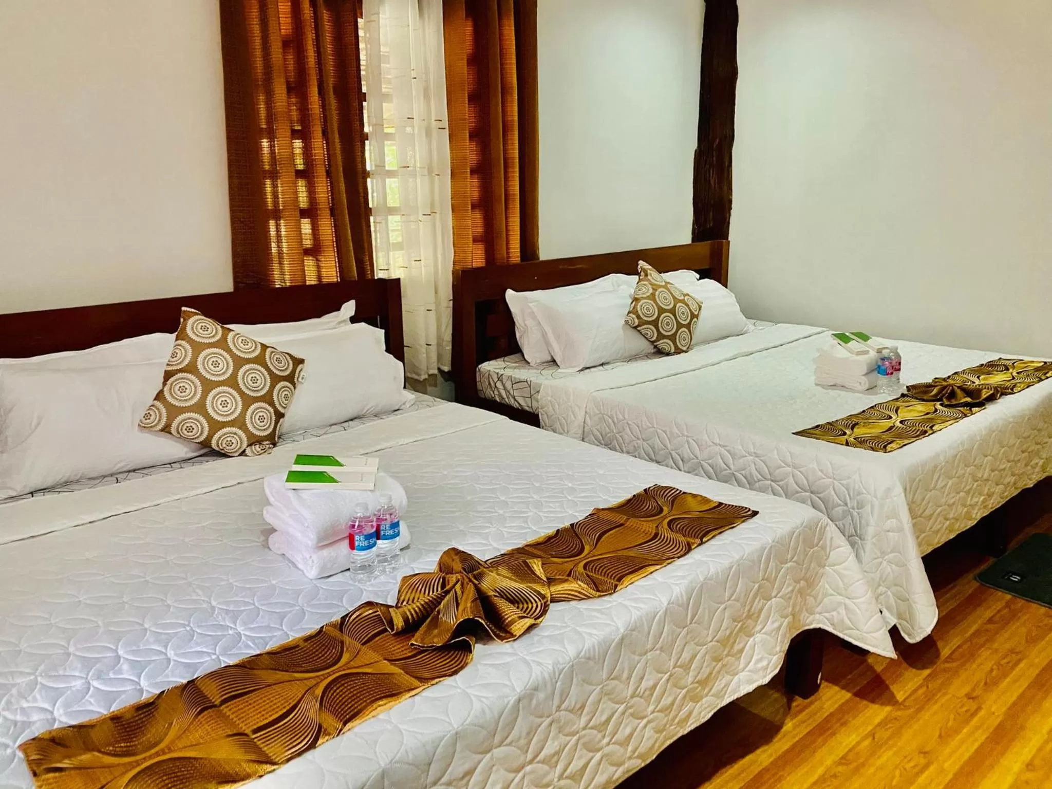 Bed in Sophias Beach Guest House