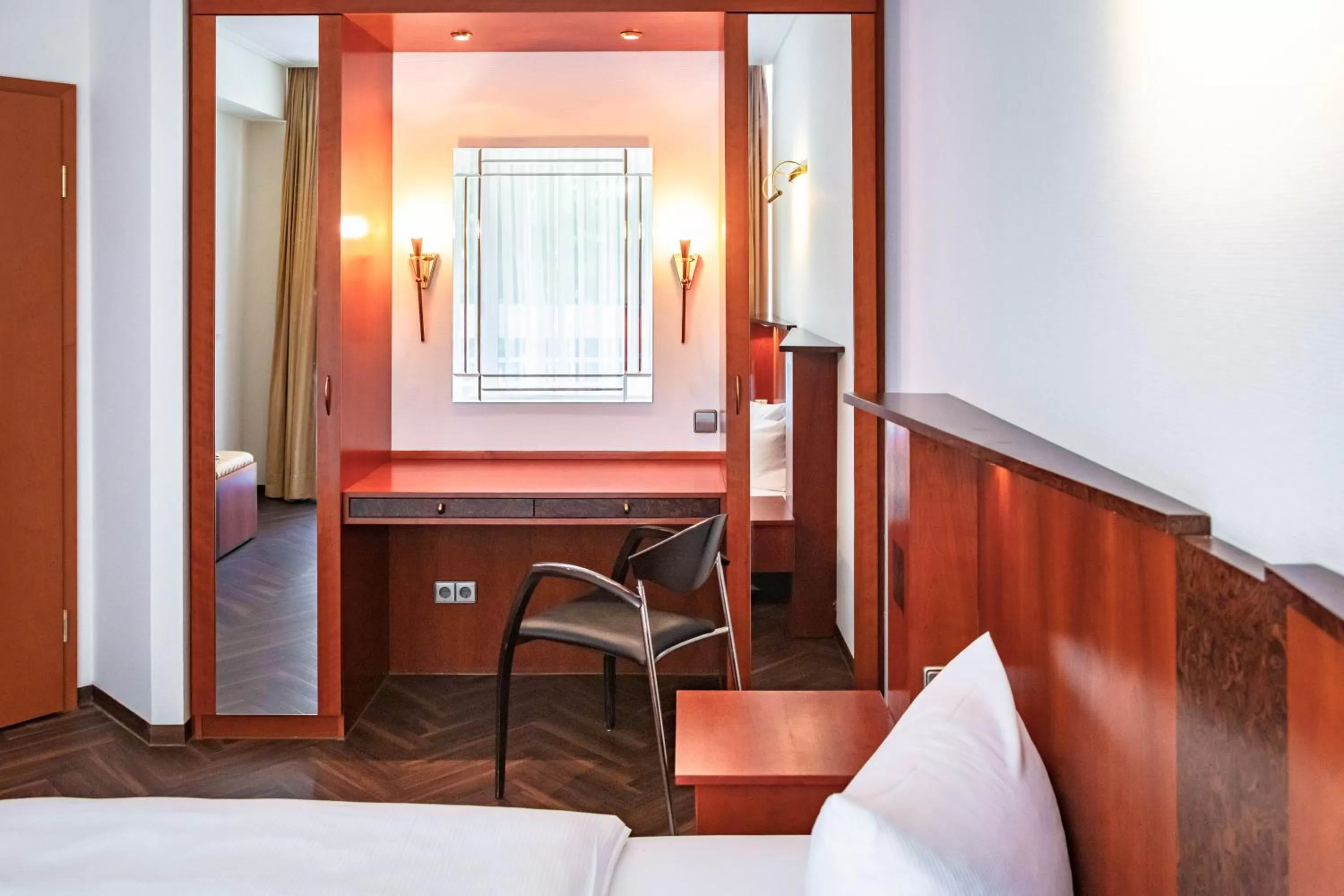 Photo of the whole room, Bed in Müggelseeperle