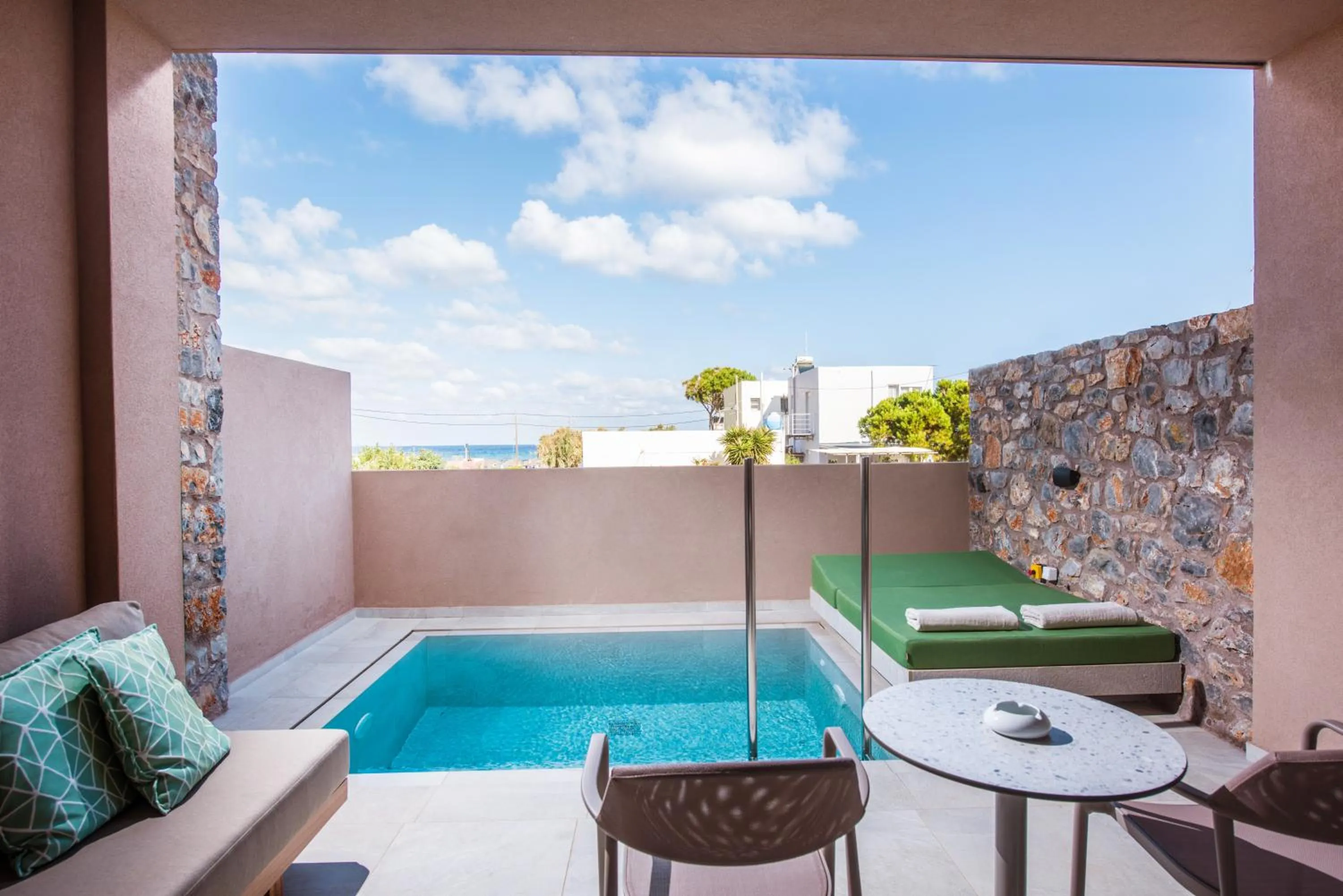 Swimming pool in Paralos Venus Suites Adults Only