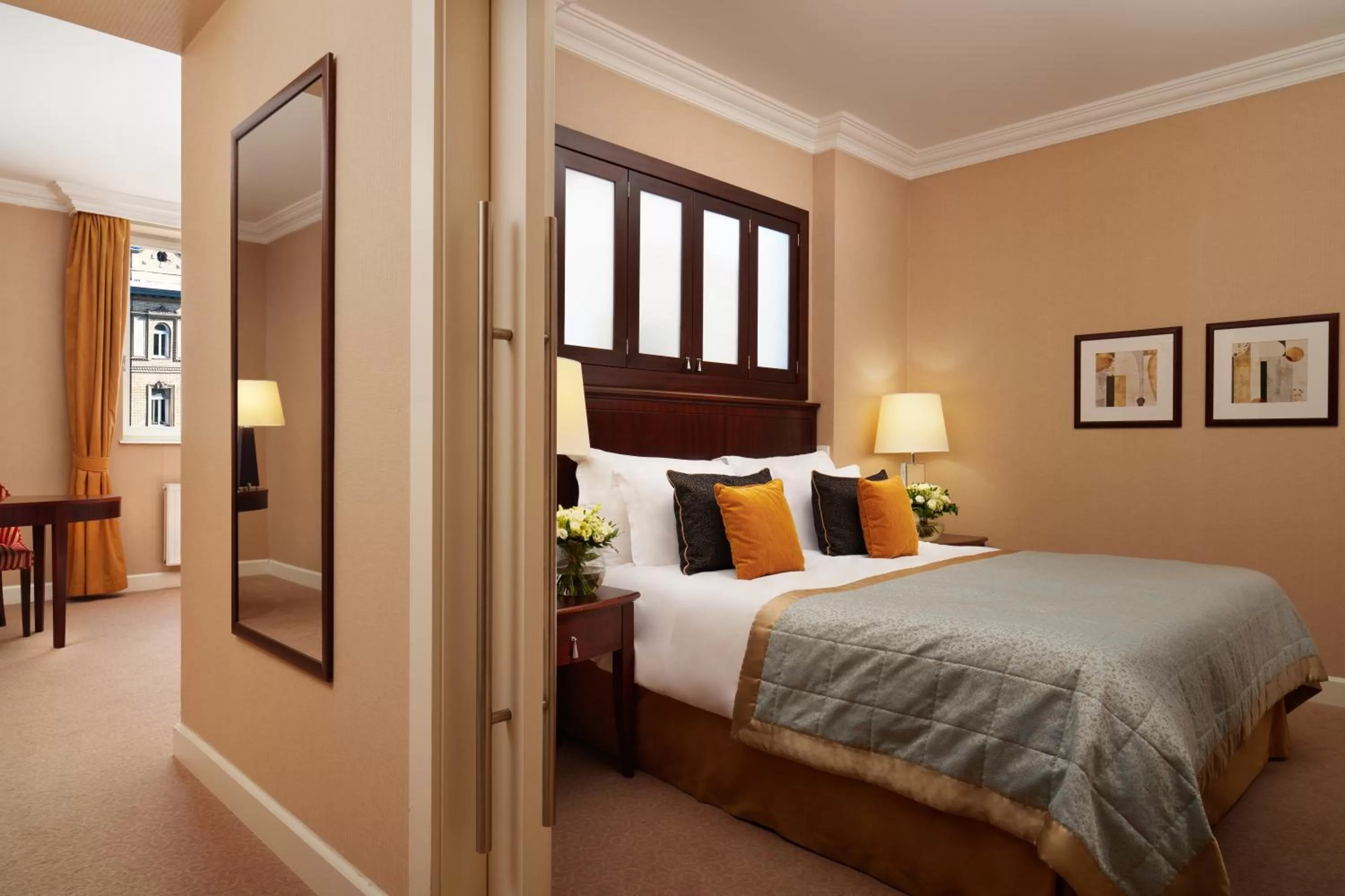 Bed in Corinthia Budapest