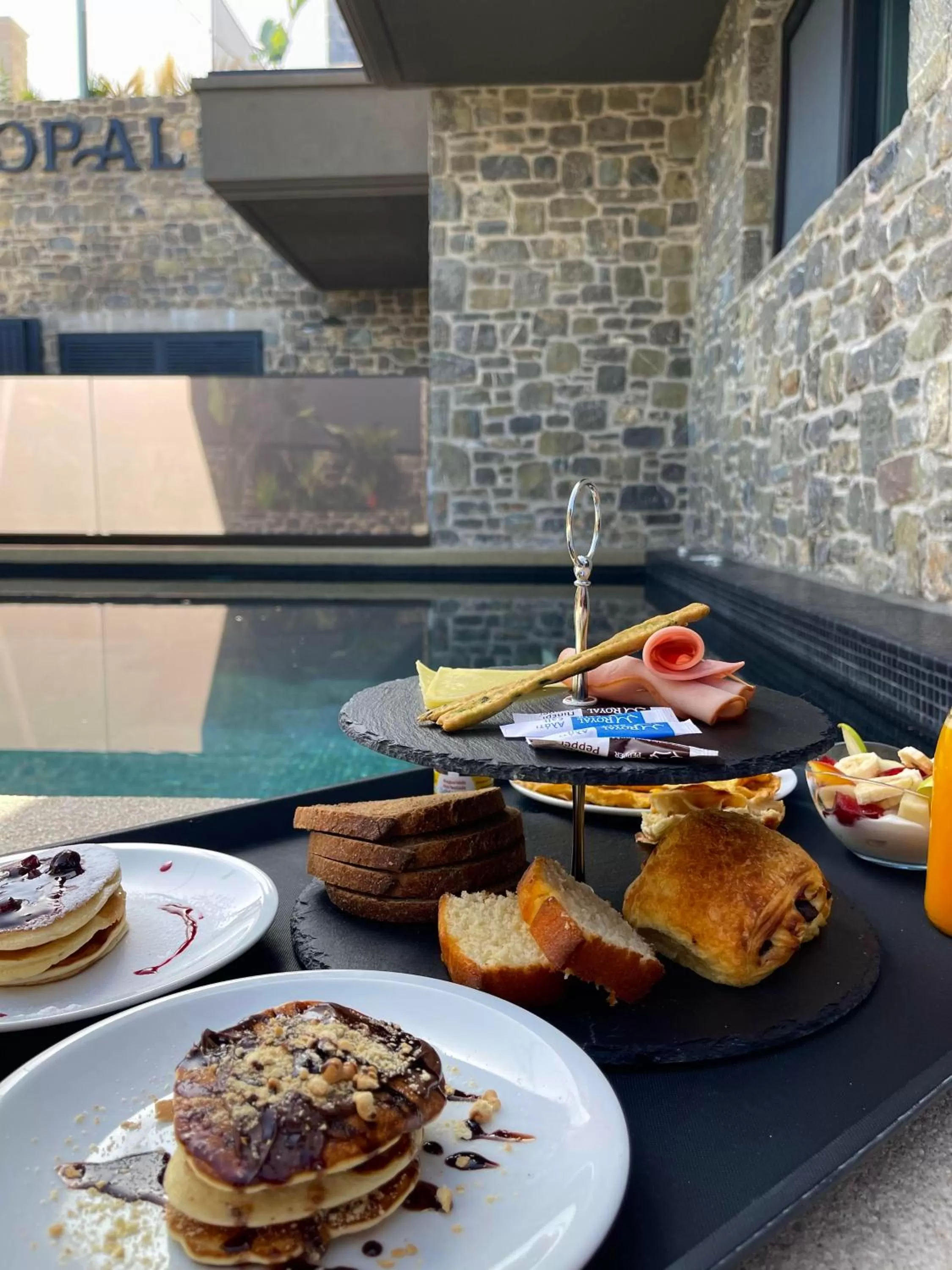 Swimming pool in Opal Executive Suites