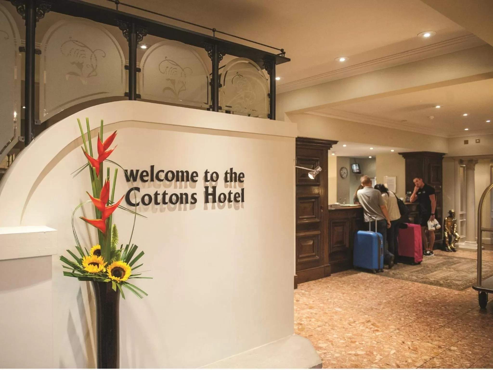 Lobby or reception in Cottons Hotel and Spa