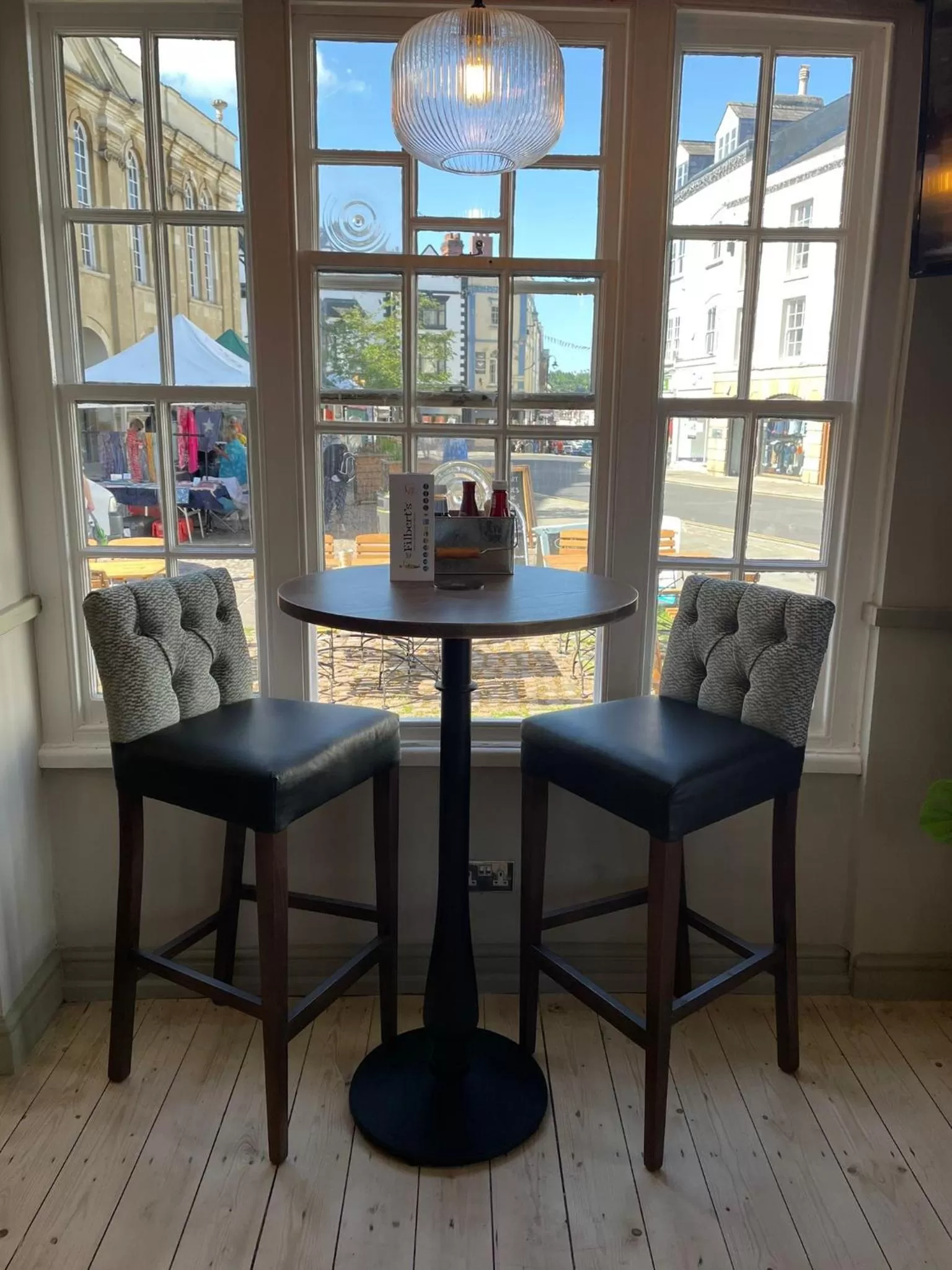 Seating area in Punch House Monmouth
