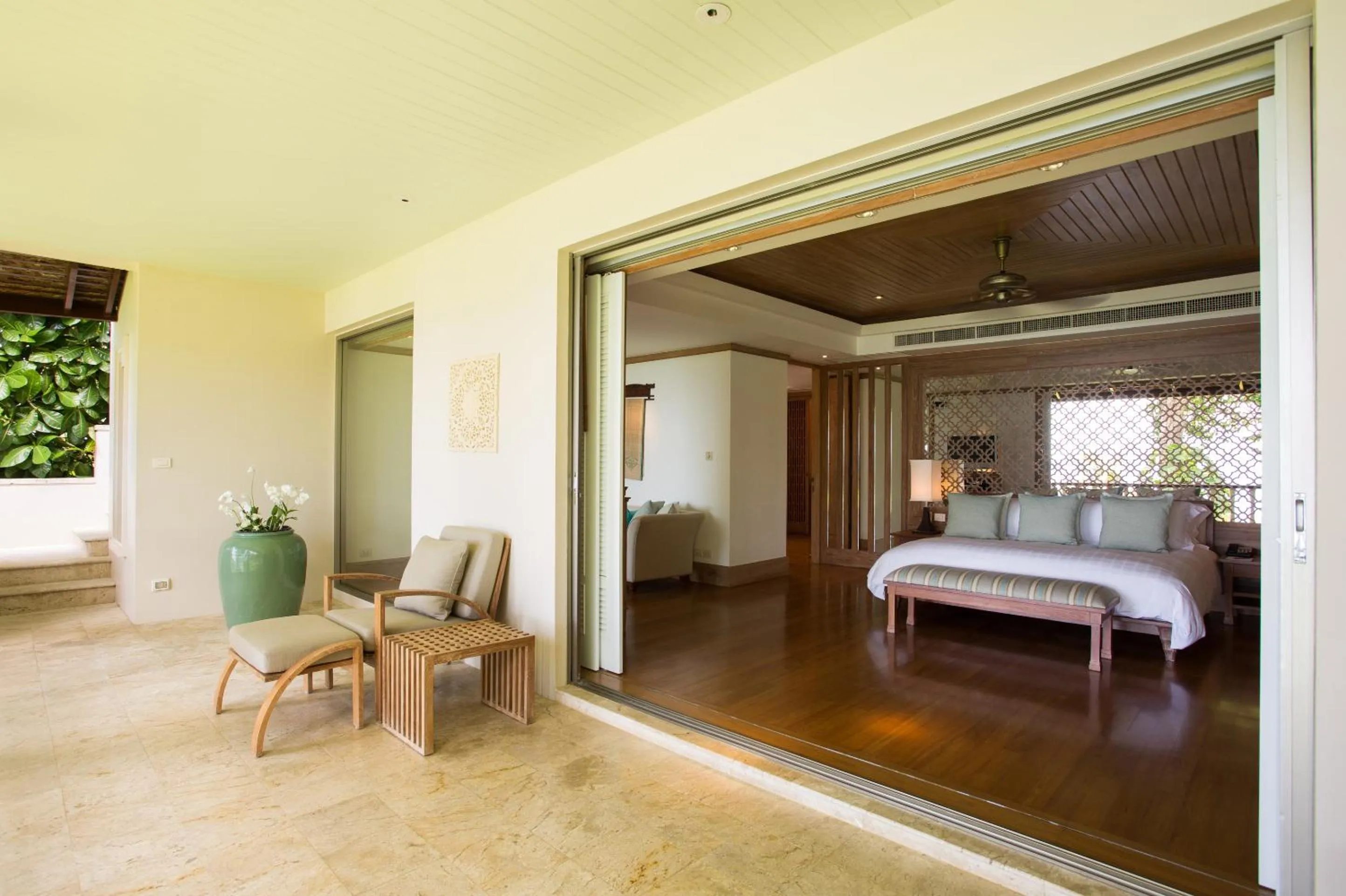 Bedroom, Bed in Trisara Villas & Residences Phuket