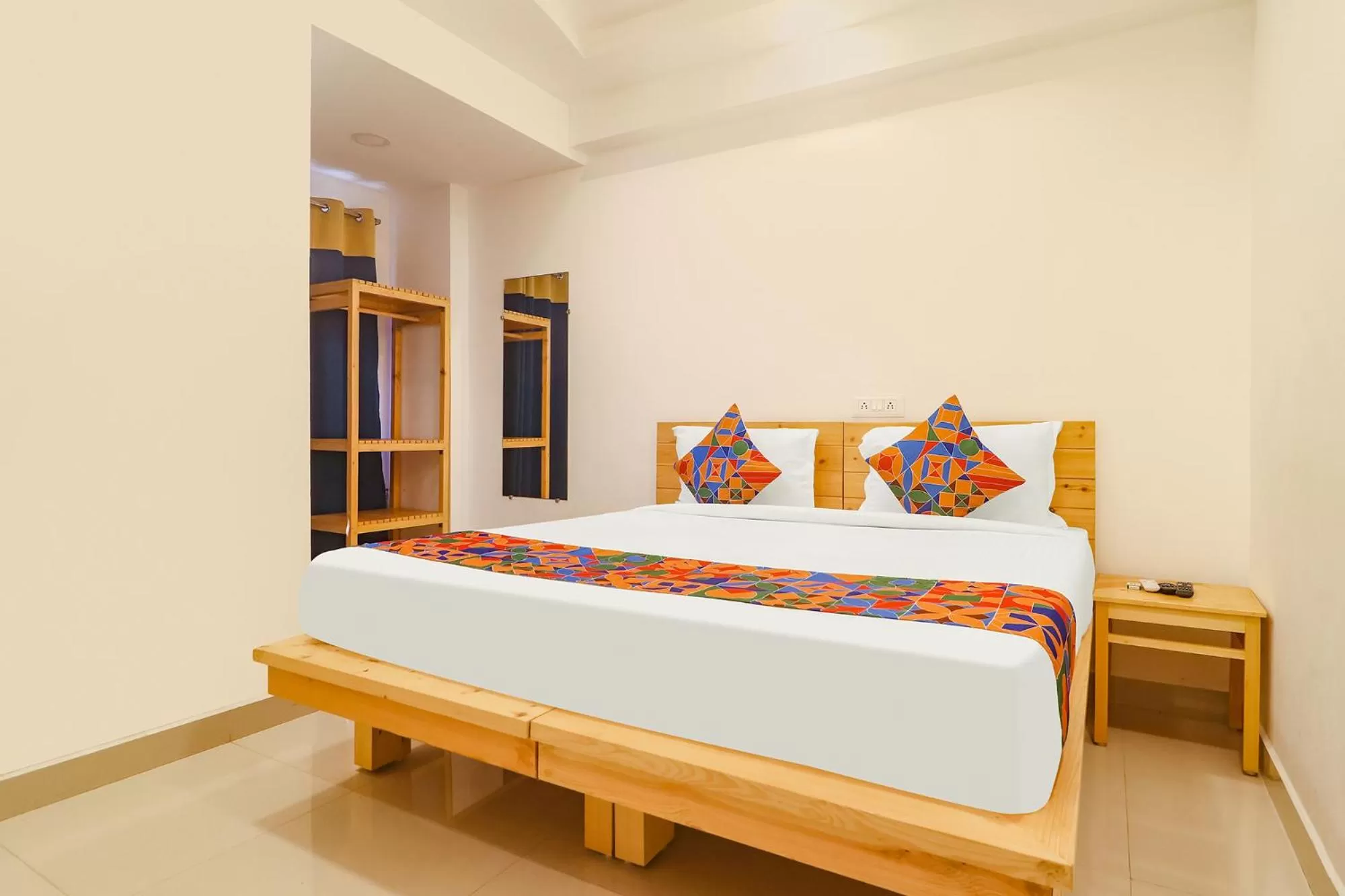 Bed in FabHotel Green Leaf