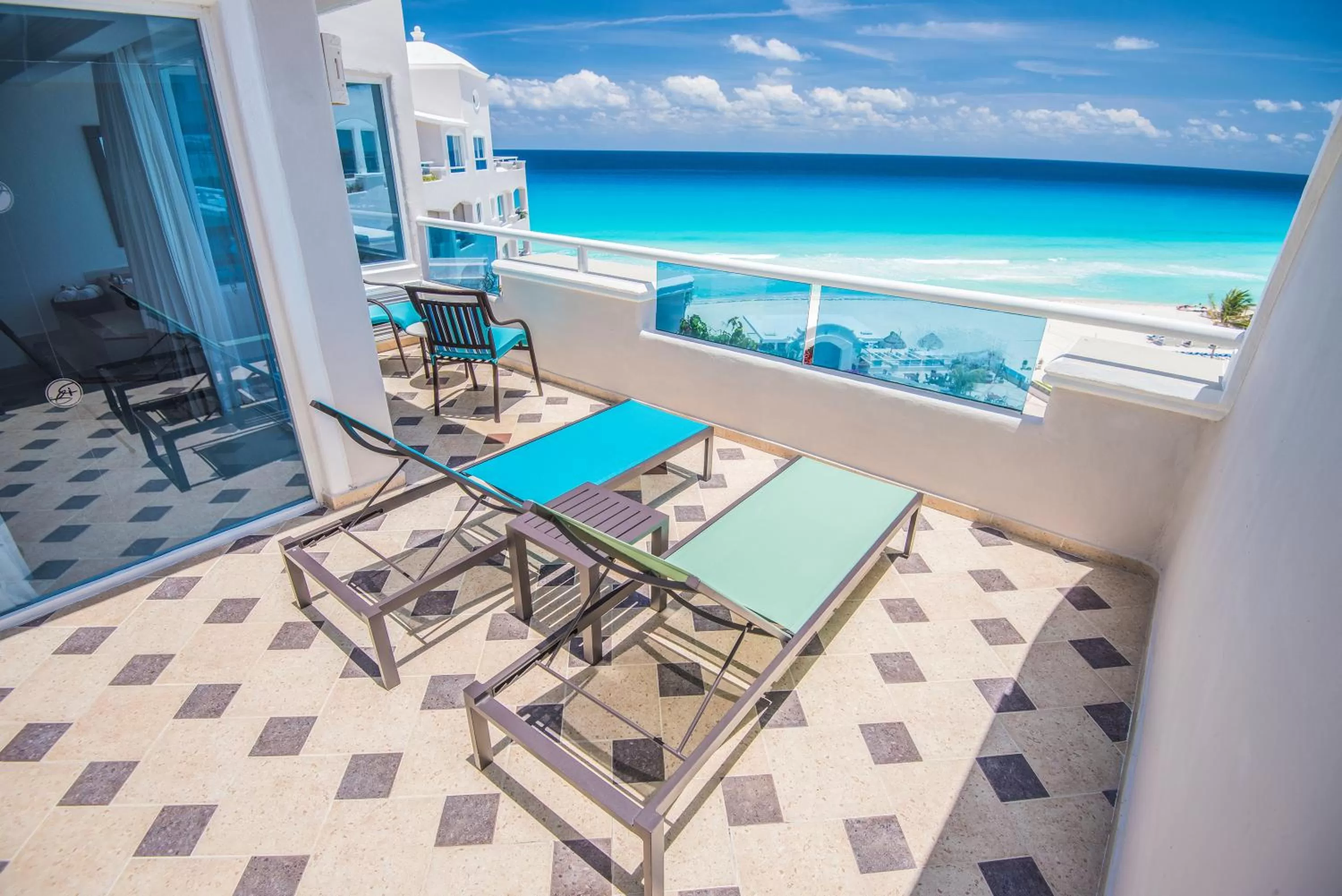 Sea view in Wyndham Alltra Cancun All Inclusive Resort