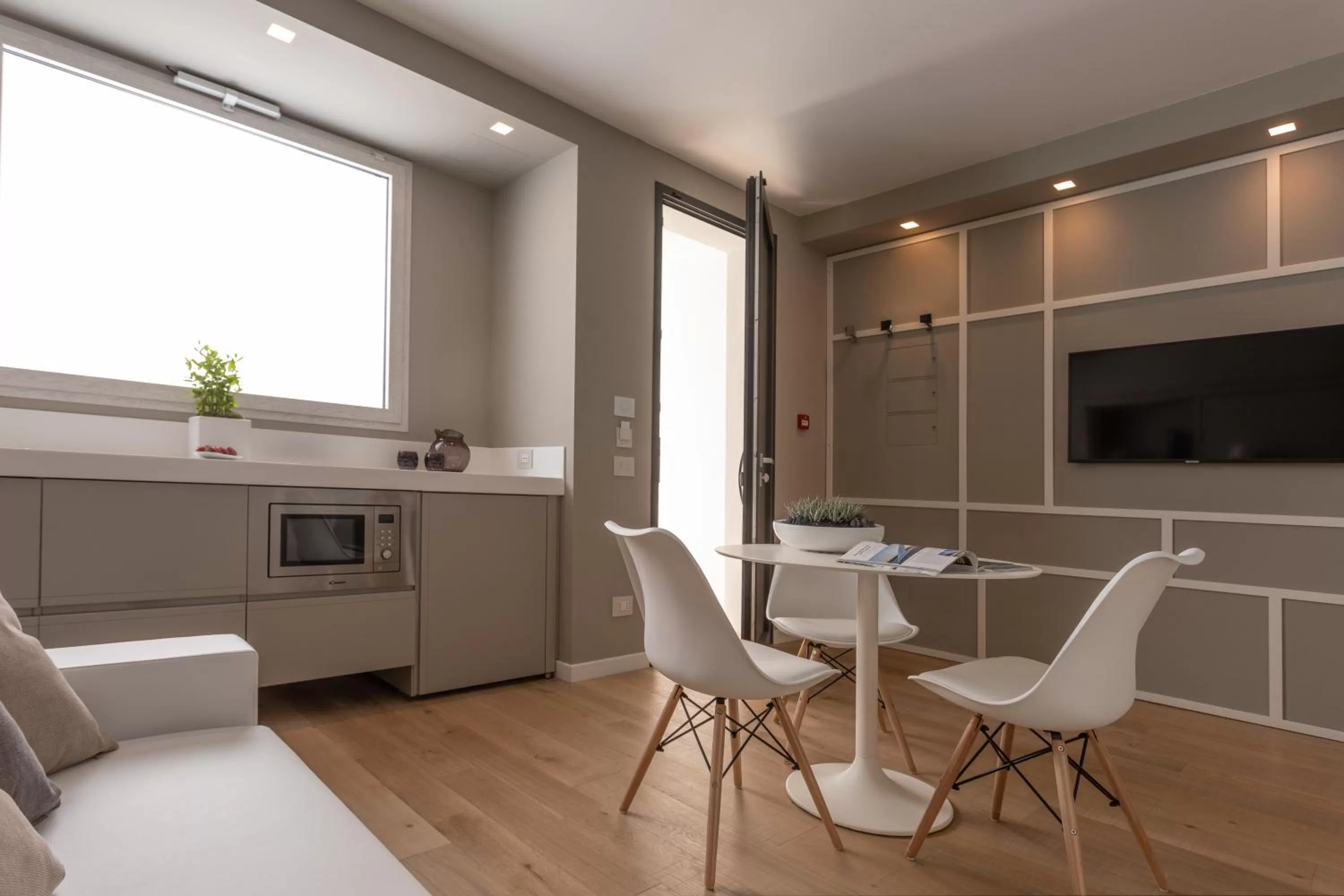 Kitchen or kitchenette in Callistos Hotel & Spa